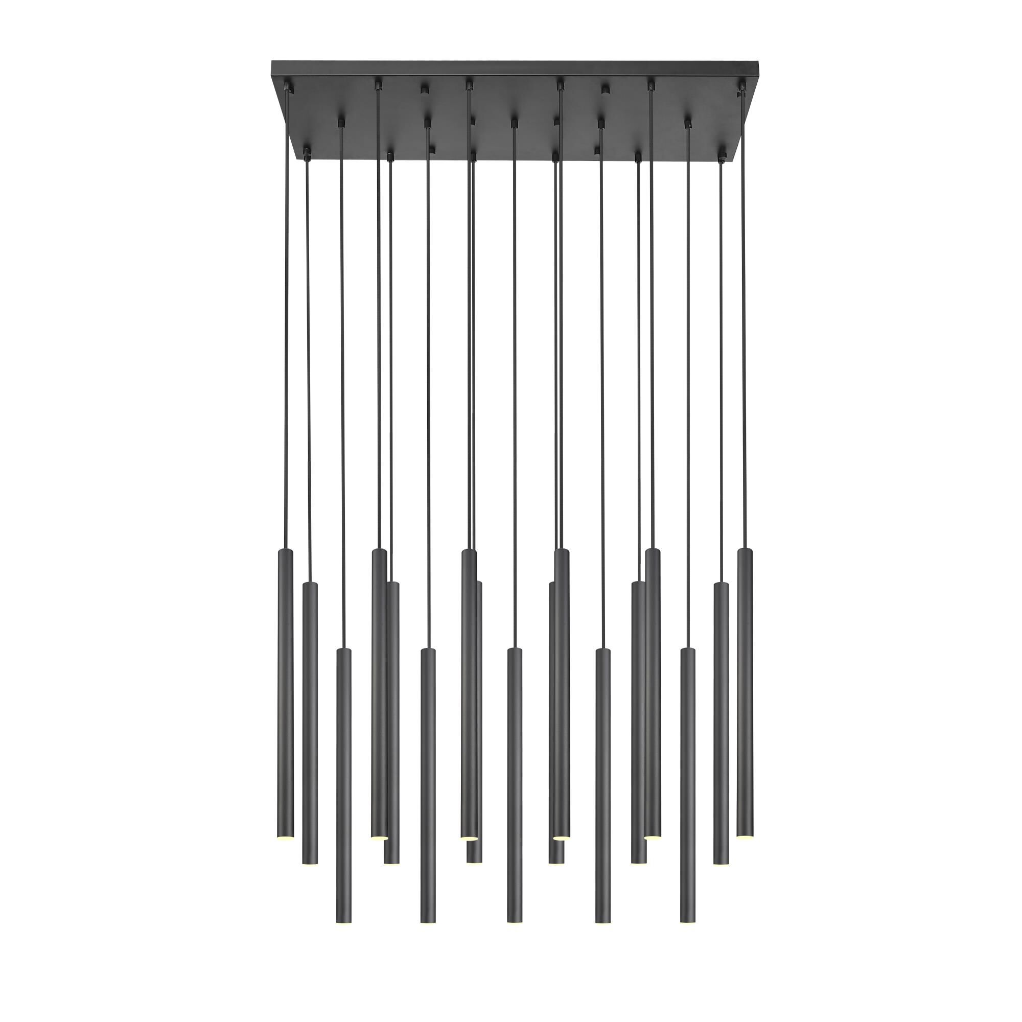 Shown in Matte Black finish and Matte Black glass and Matte Black shade