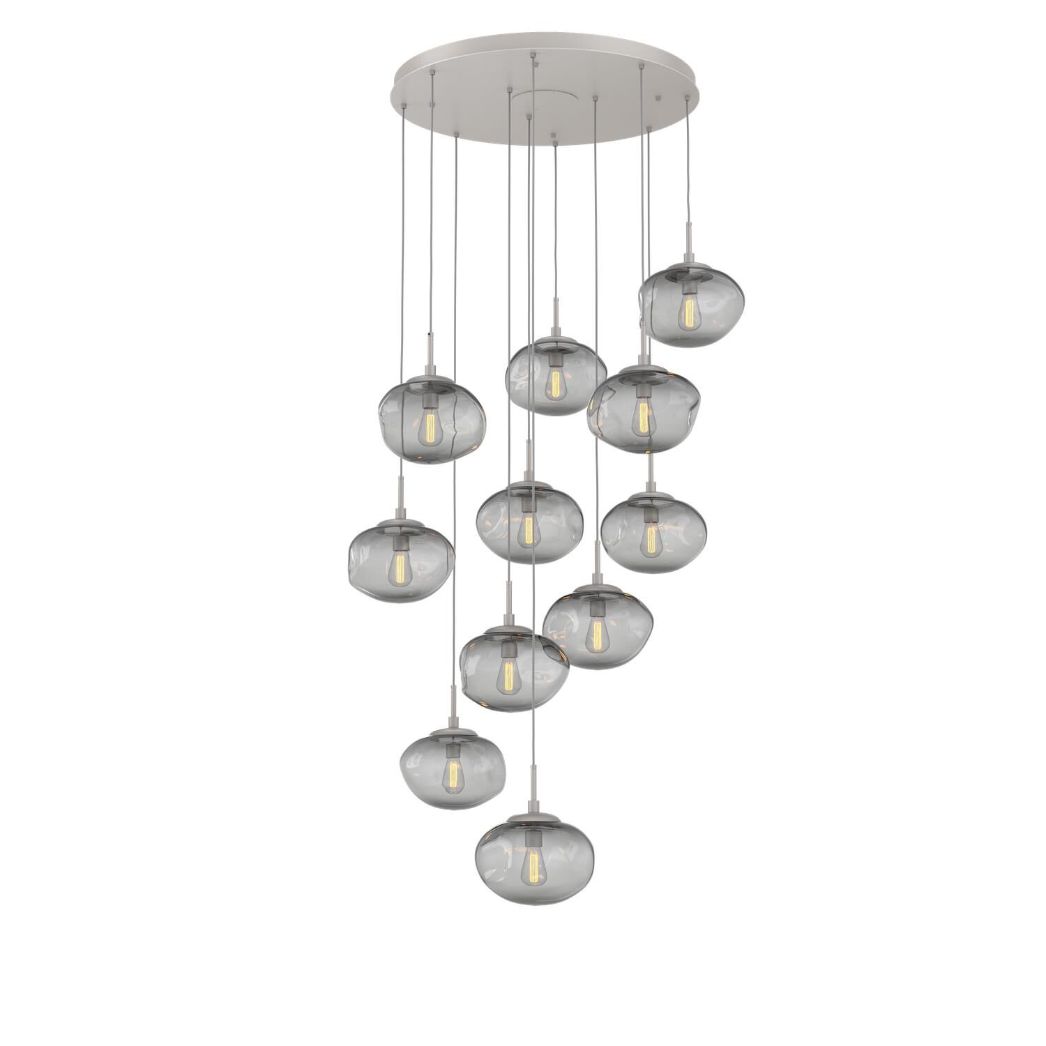 Levi Wilson Nebula 37 Inch 11 Light Multi Light Pendant by Hammerton Studio