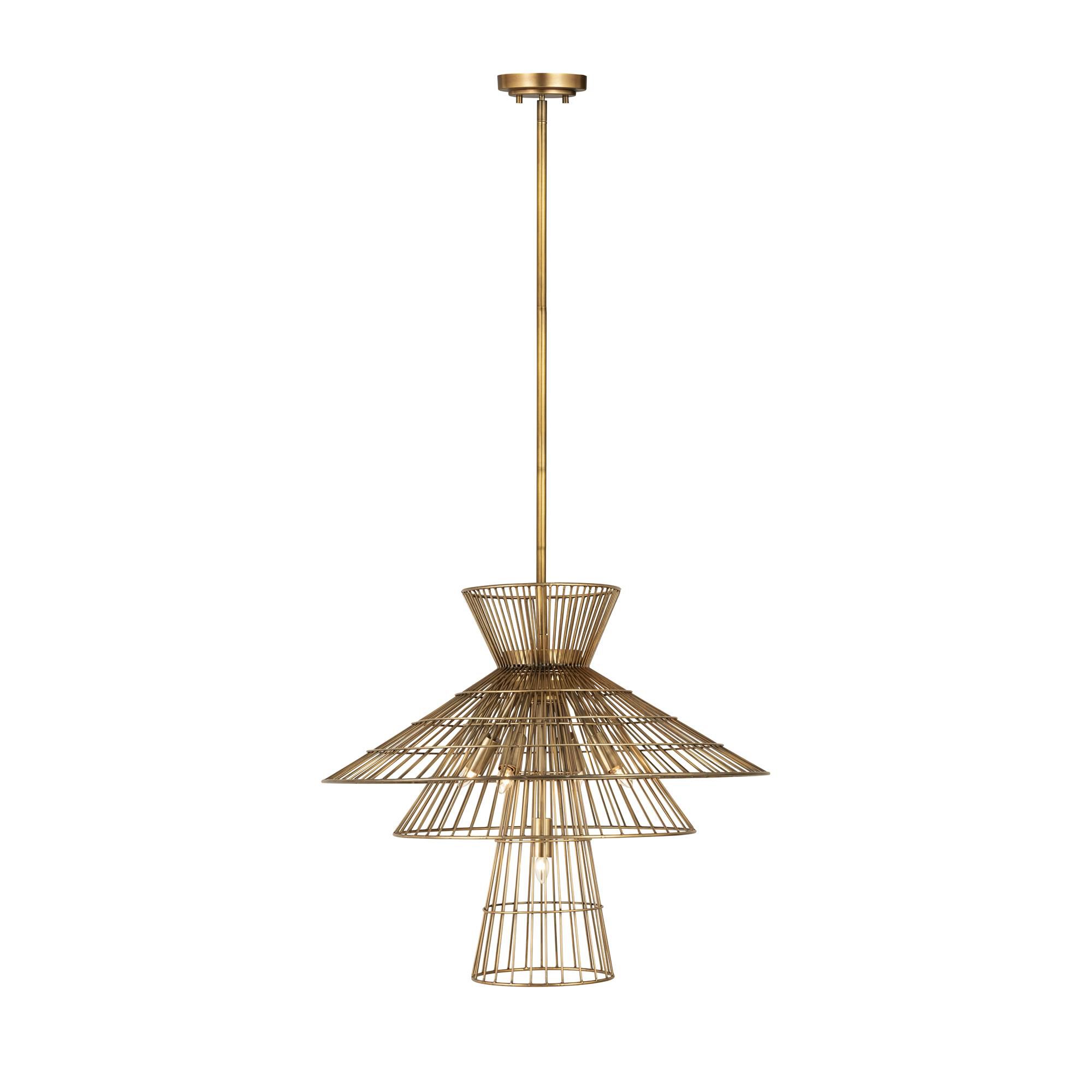 Alito 25 Inch 6 Light Chandelier by Z-Lite