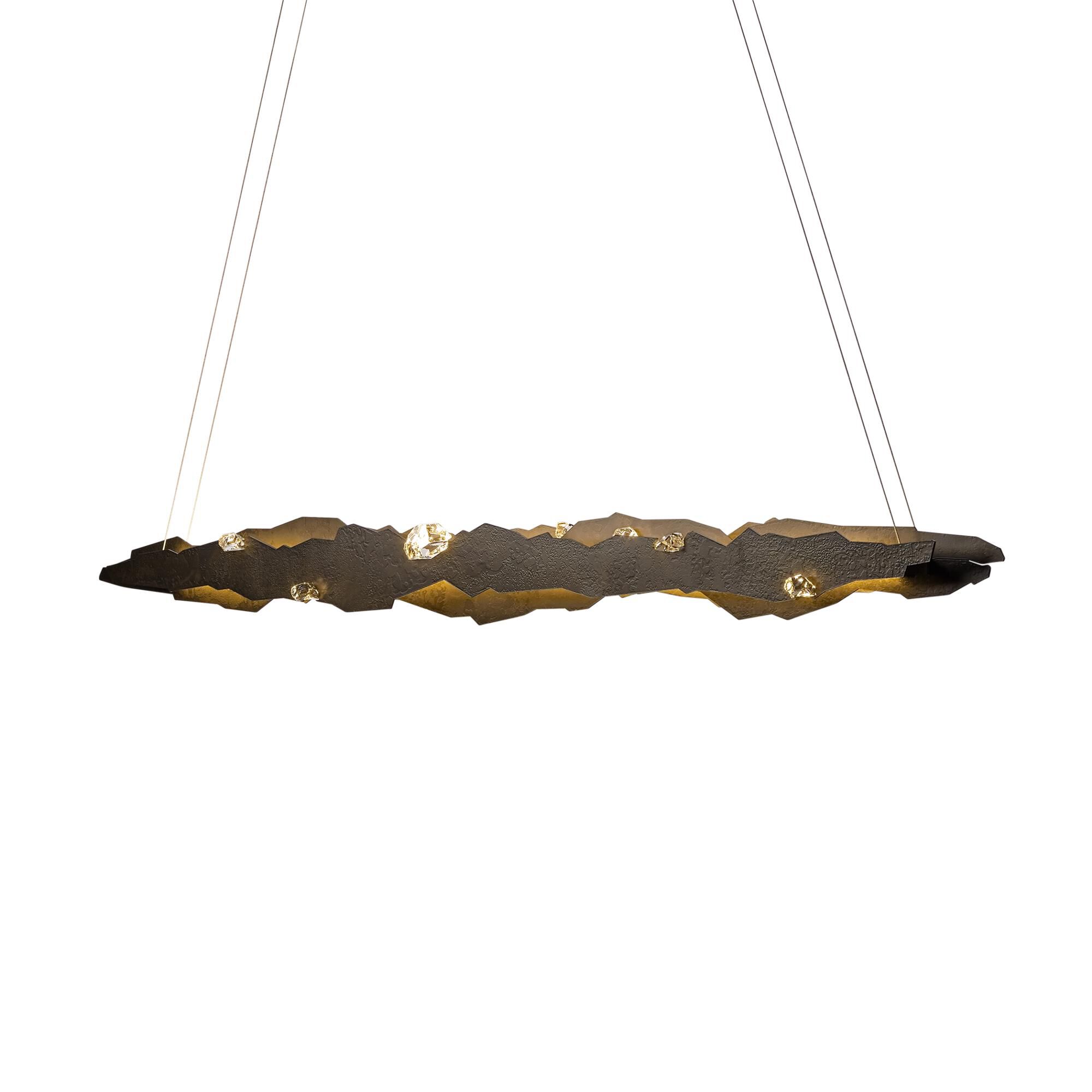 Hubbardton Forge Trove 52 Inch LED Linear Suspension Light