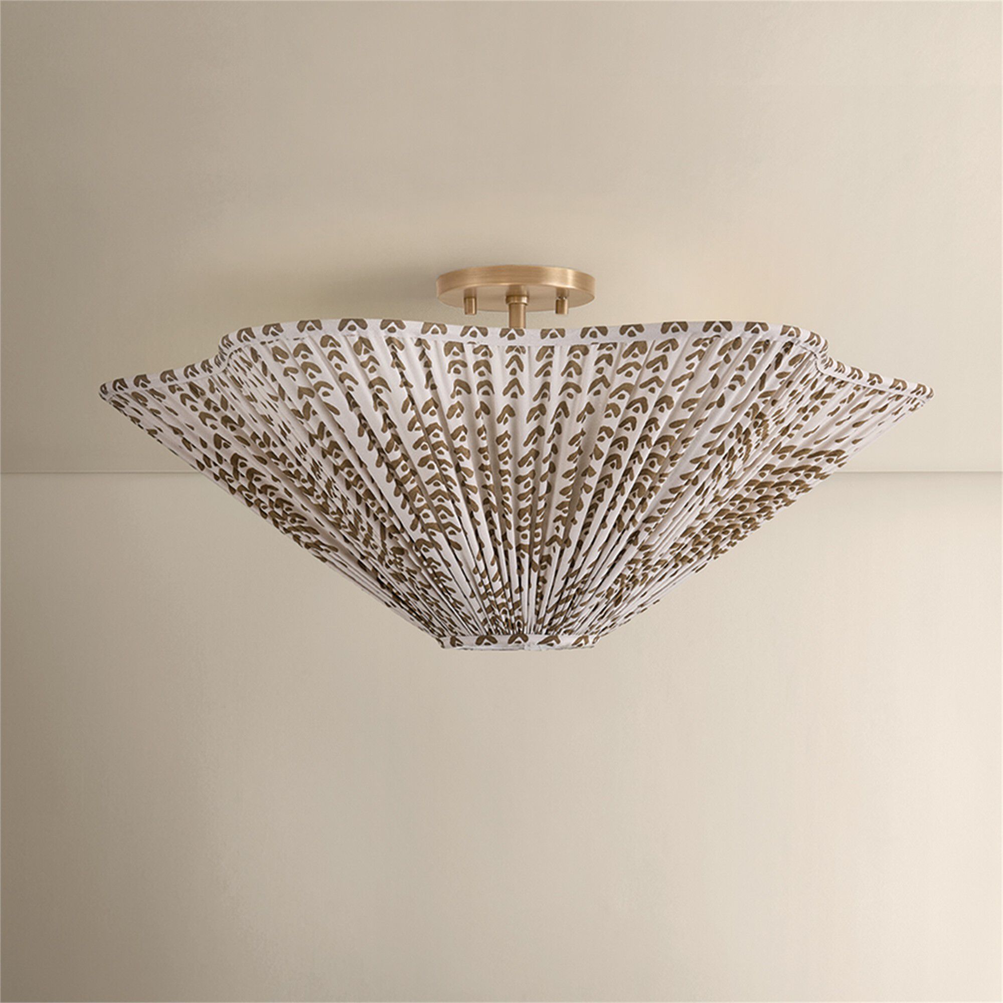 Elle 24 Inch Semi Flush Mount,