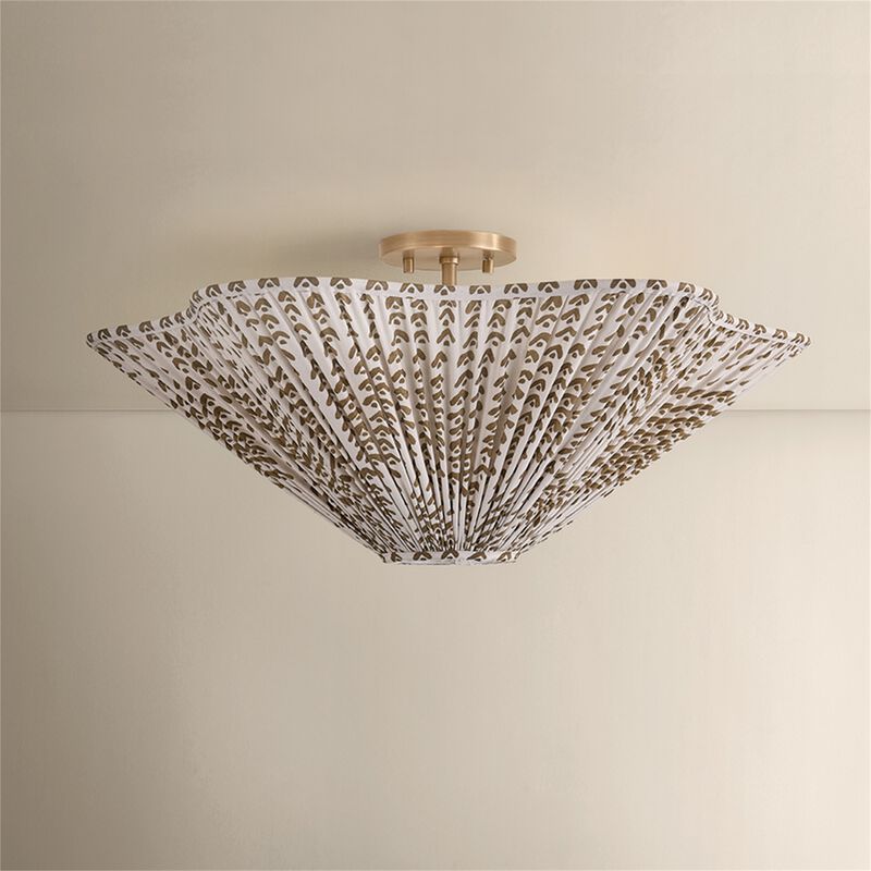 Elle 24 Inch Semi Flush Mount by Mitzi
