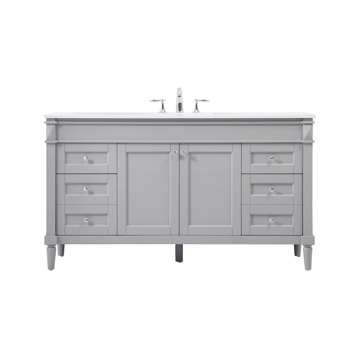 Shown in Grey finish