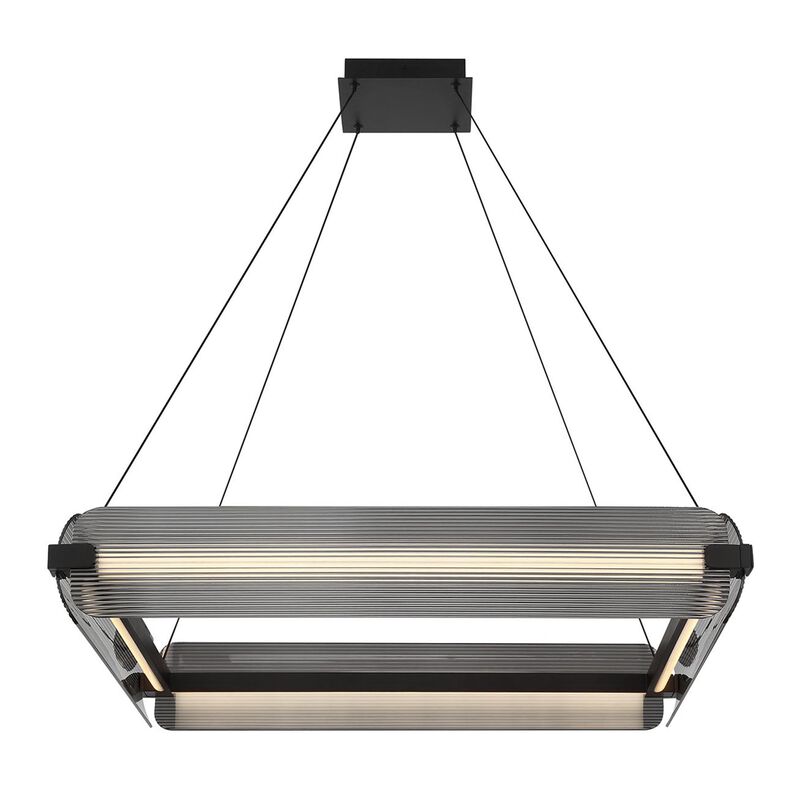 Neoness 34 Inch 4 Light Chandelier by Eurofase Lighting
