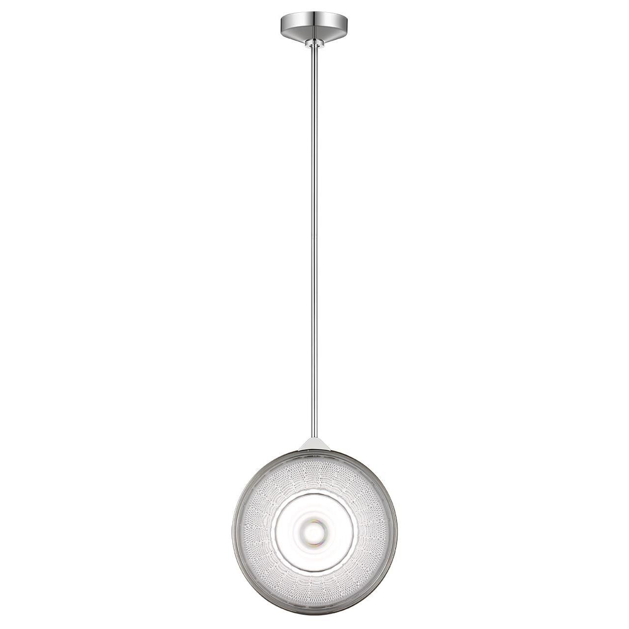 Shown in Polished Nickel finish and Clear crystal