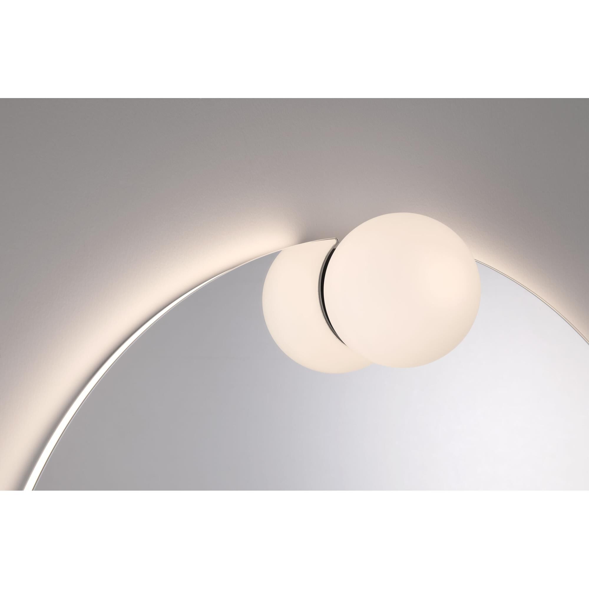 Shown in Mirror finish and Opal glass