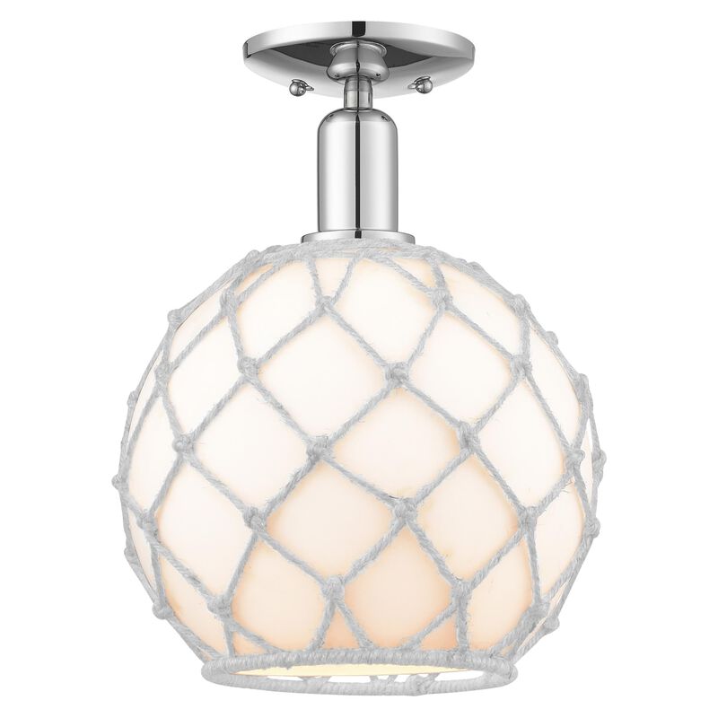 Bruno Marashlian Farmhouse Rope 10 Inch Semi Flush Mount by Innovations Lighting