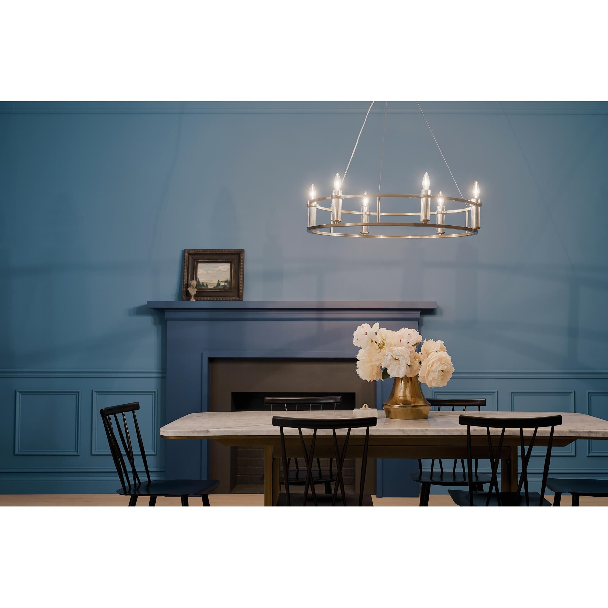 Shown in Brushed Natural Brass finish