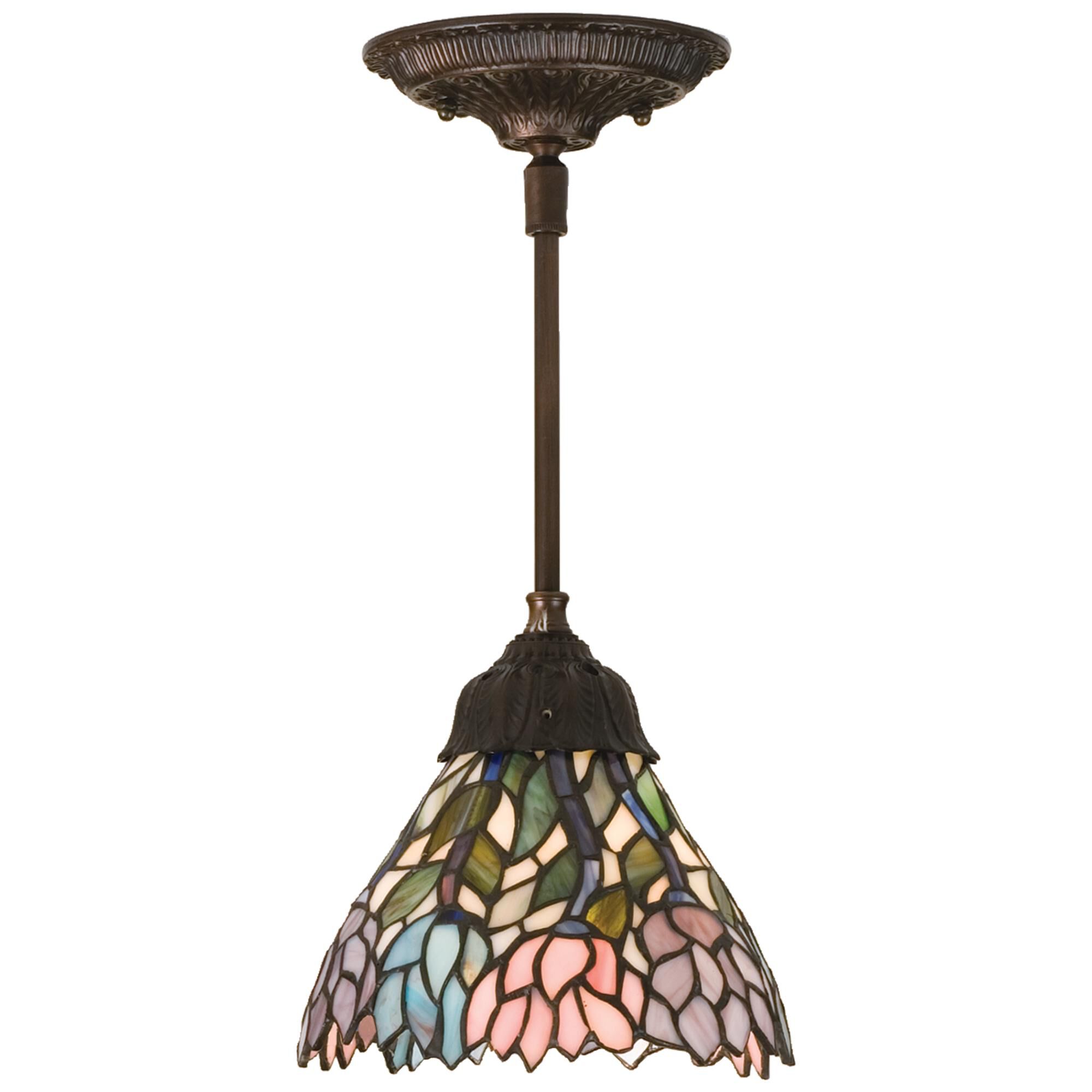 Wisteria 7 Inch Mini Pendant by Meyda Lighting