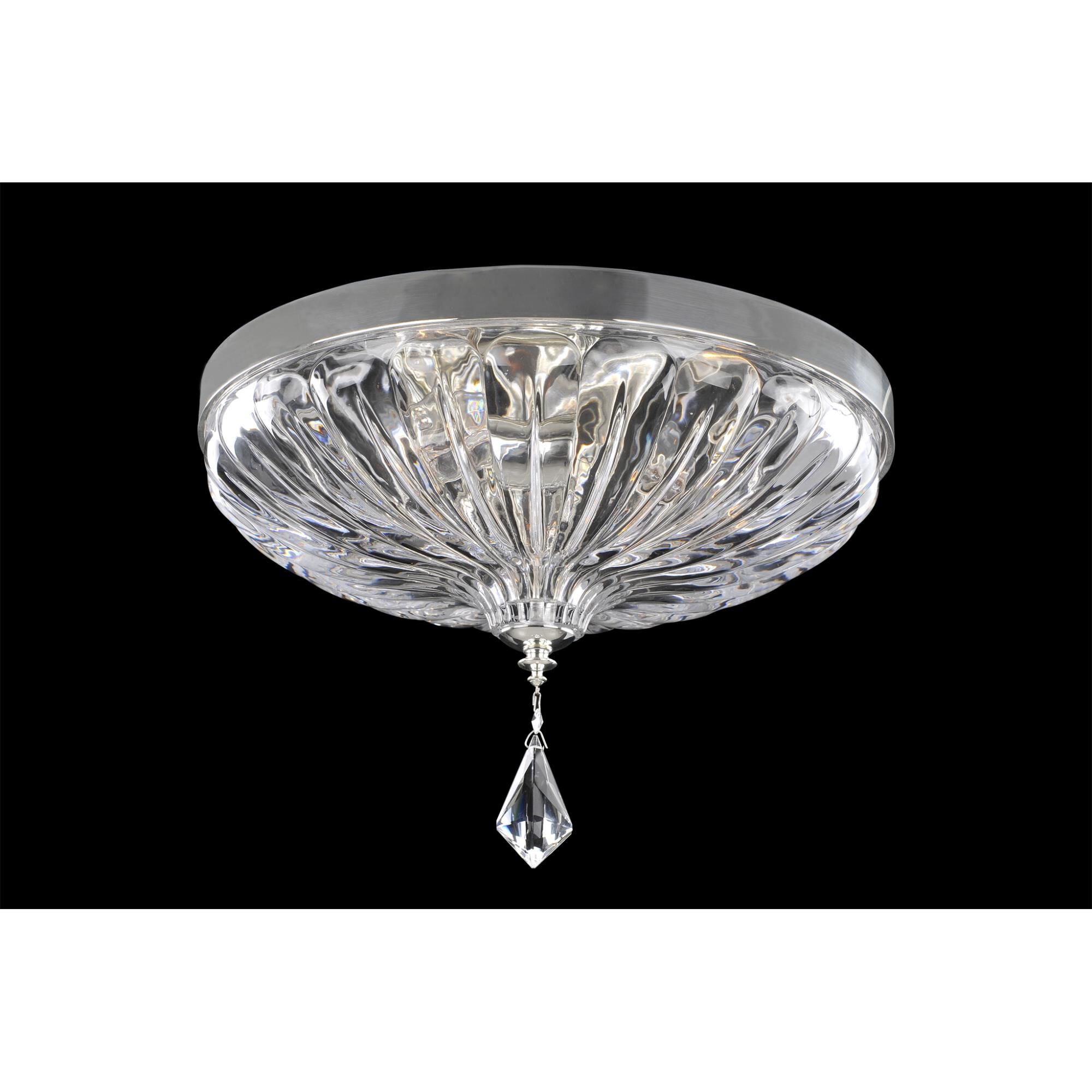 Shown in 2-Tone Silver finish and Firenze Clear crystal