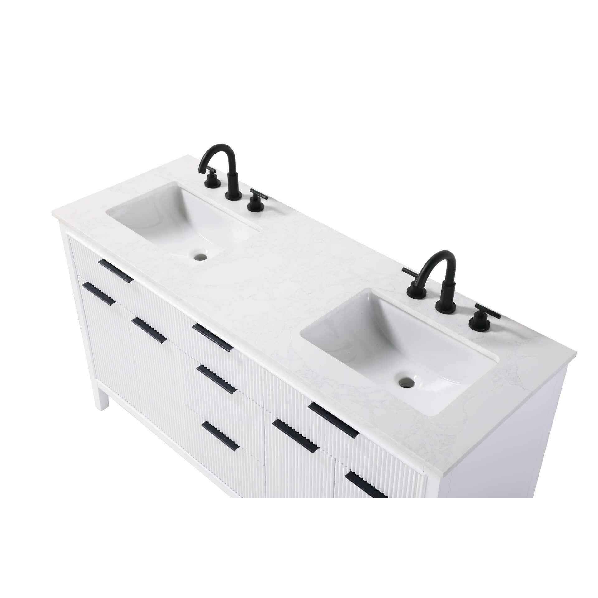 Langston 60 Inch Bath Vanity by Elegant Decor