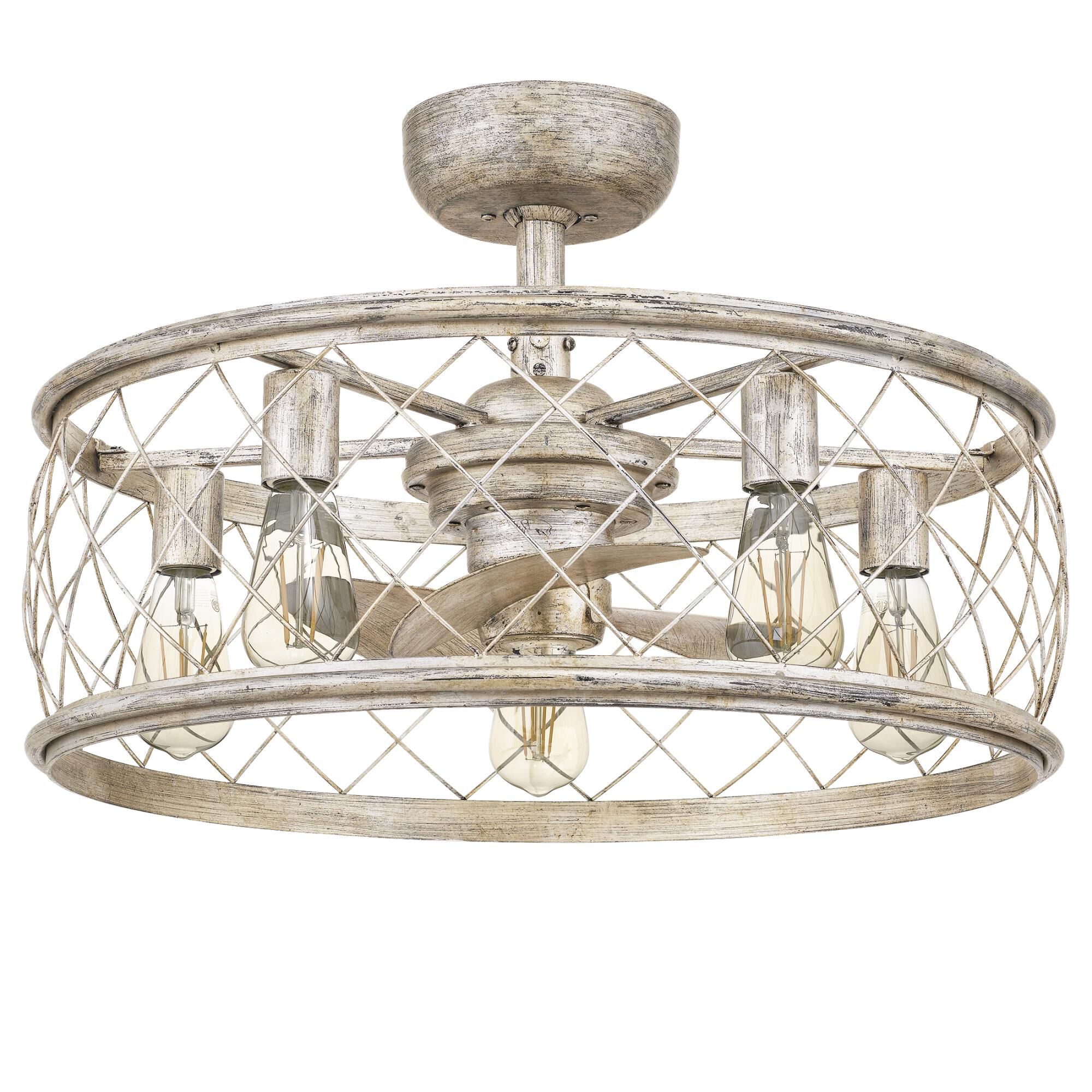 Dury 22 Inch Chandelier Ceiling Fan by Quoizel