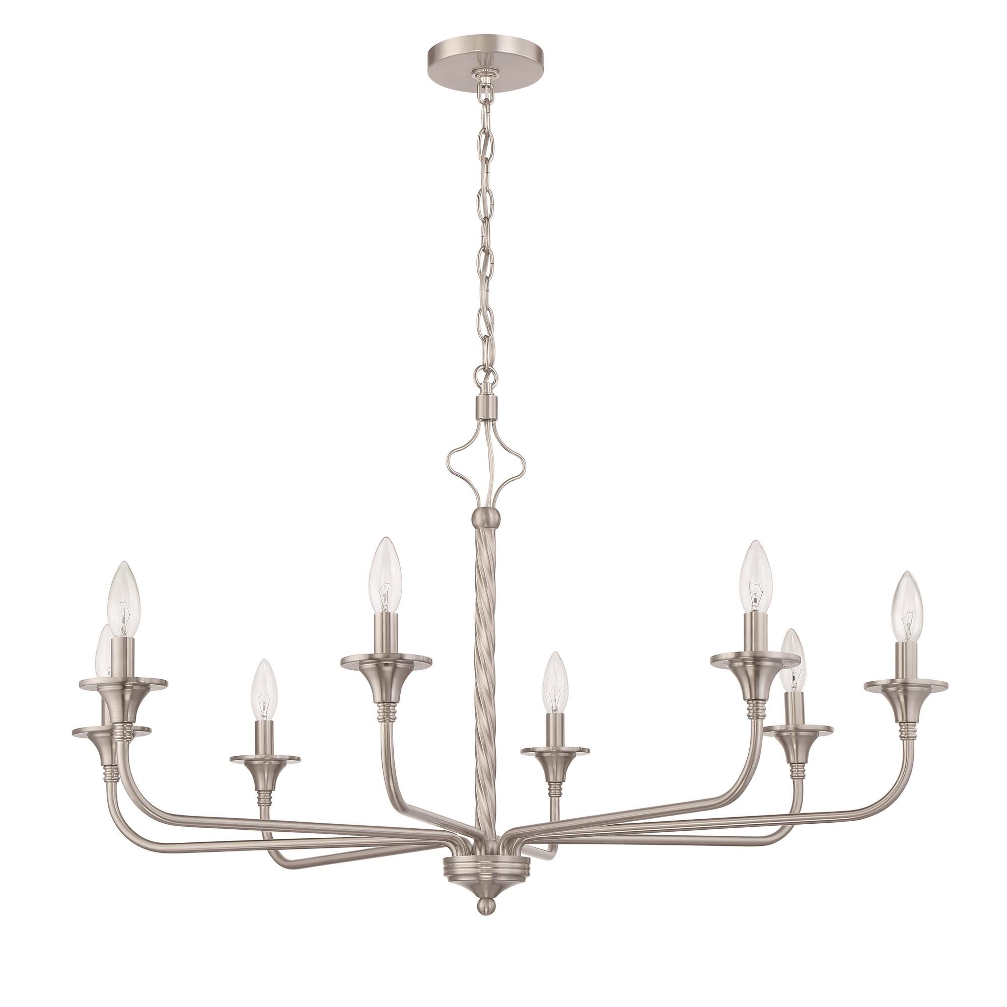 Jolenne 38 Inch 8 Light Chandelier by Craftmade