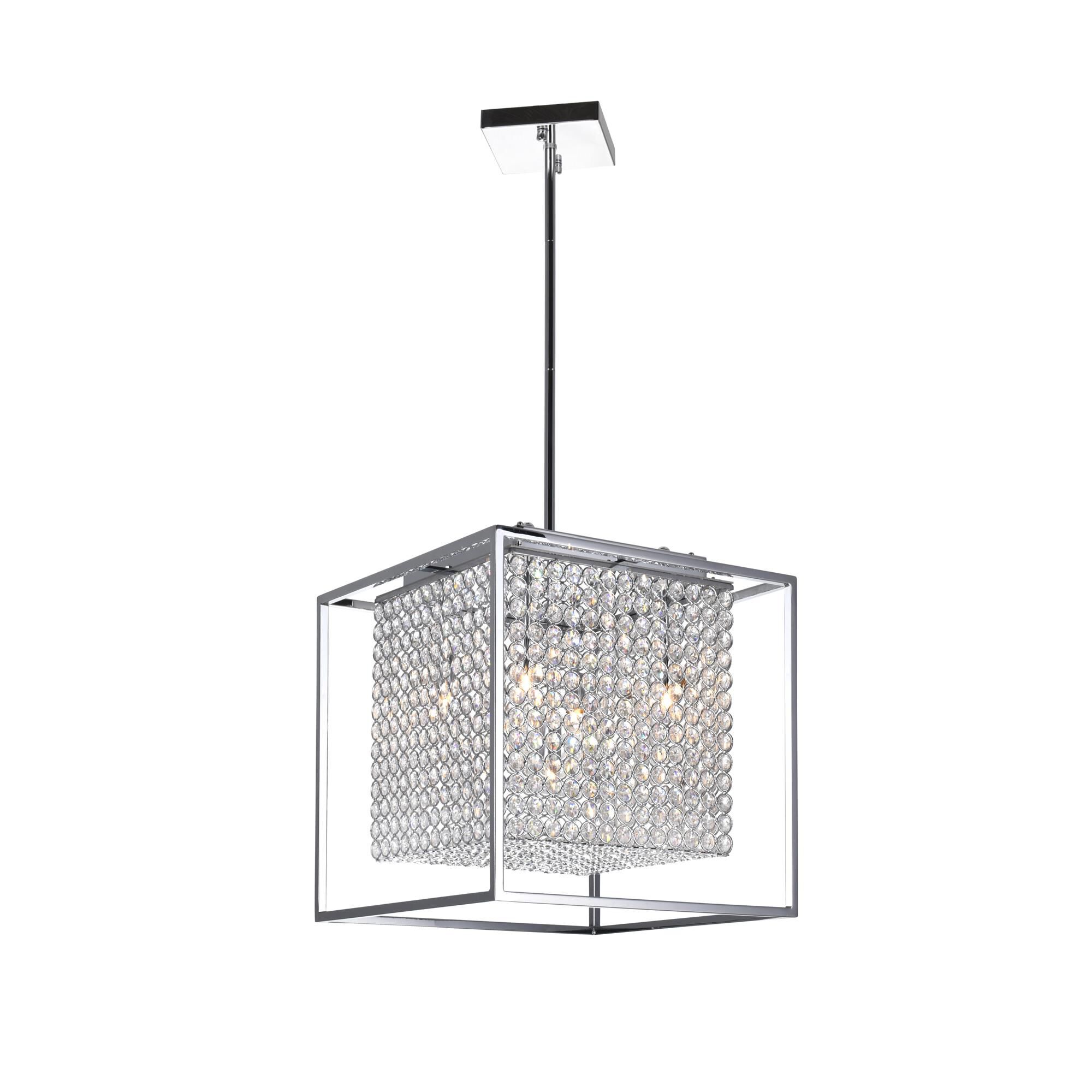 Cube 14 Inch Large Pendant by CWI Lighting