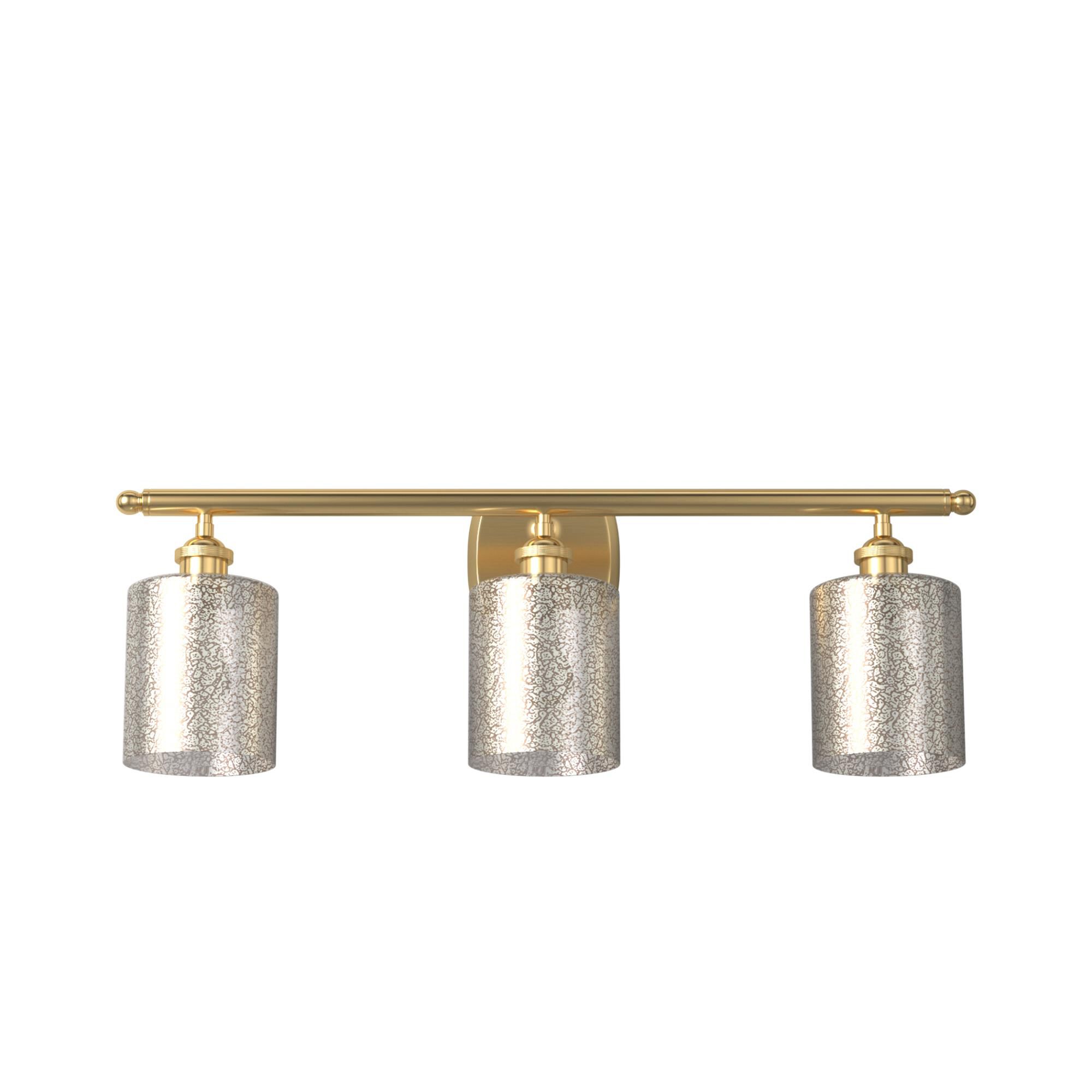 Shown in Satin Gold finish and Mercury CoSGleskill glass