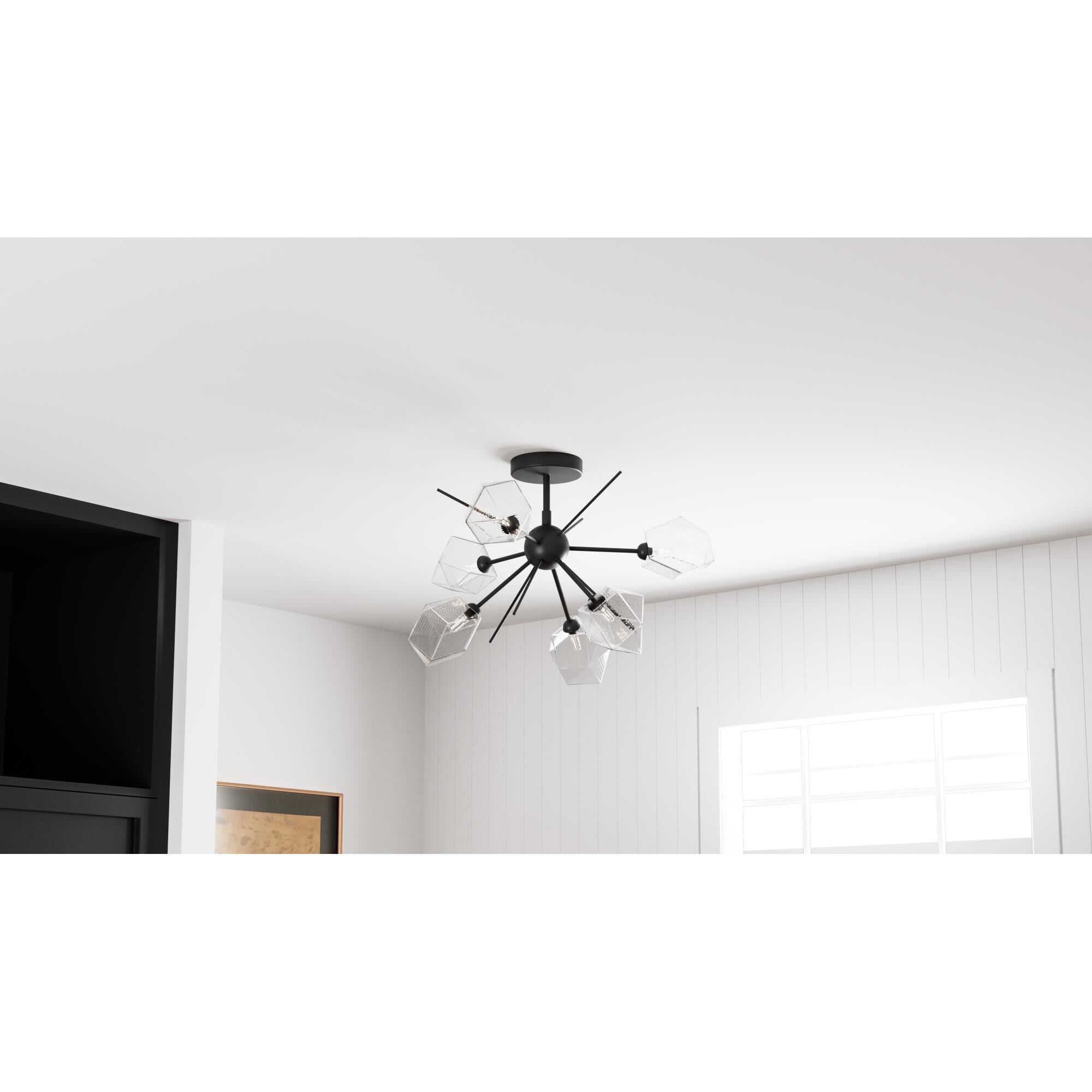 Salvador 24 Inch Semi Flush Mount by Quoizel