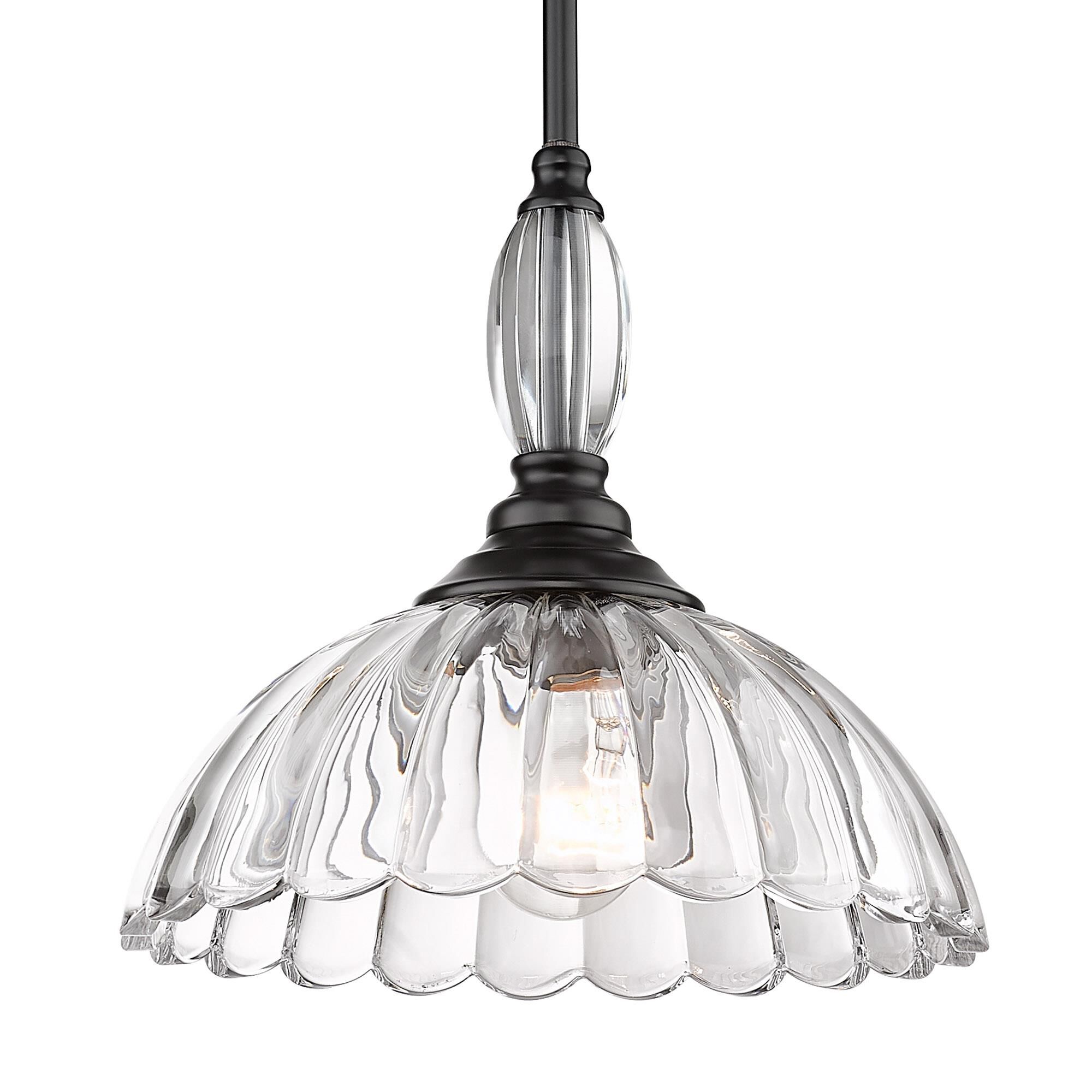 Audra 12 Inch Mini Pendant by Golden Lighting