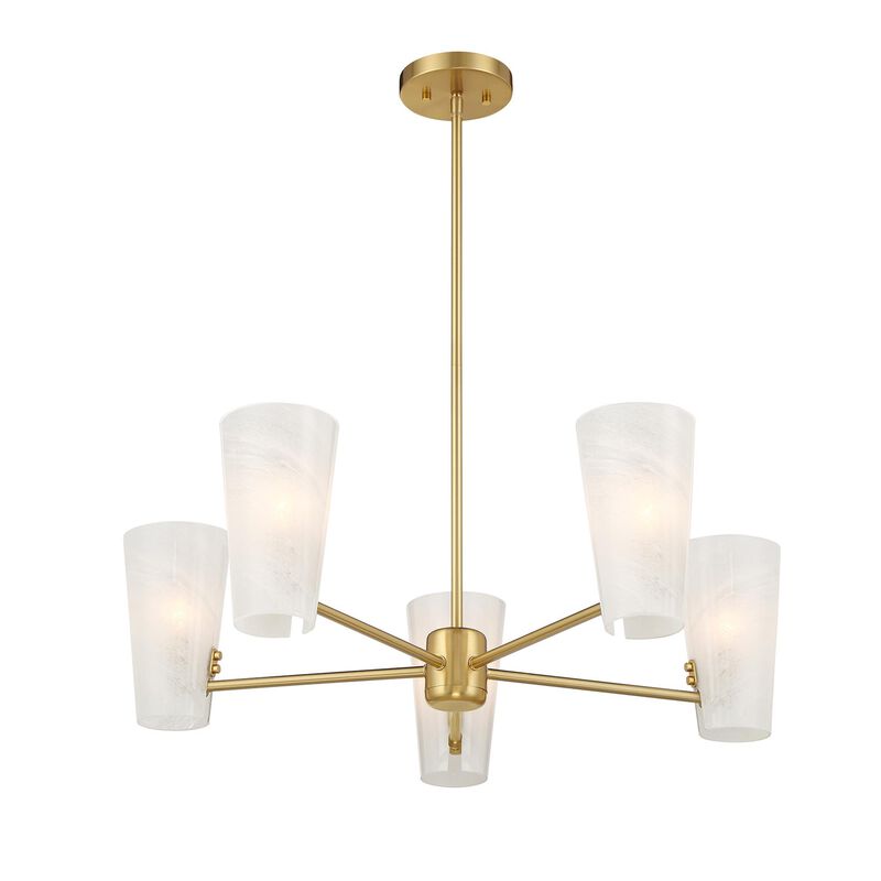 30 Inch Chandelier by Meridian Lighting