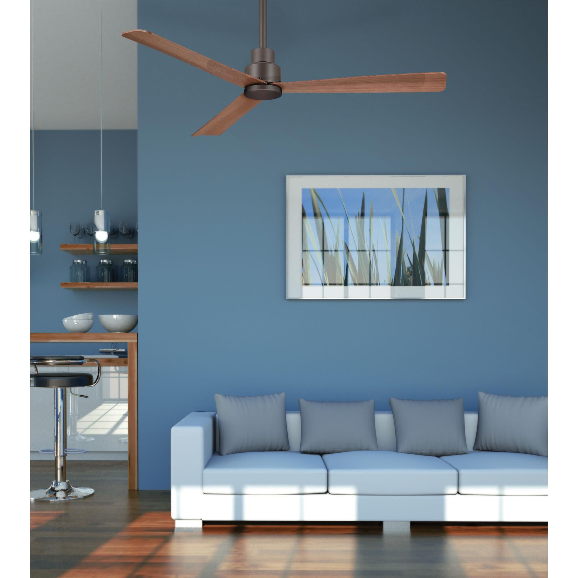 Simple Outdoor Rated 44 Inch Ceiling Fan by Minka Aire
