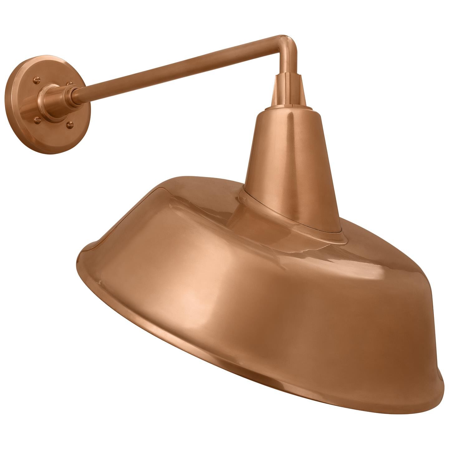 Shown in Soft Copper finish and Copper shade
