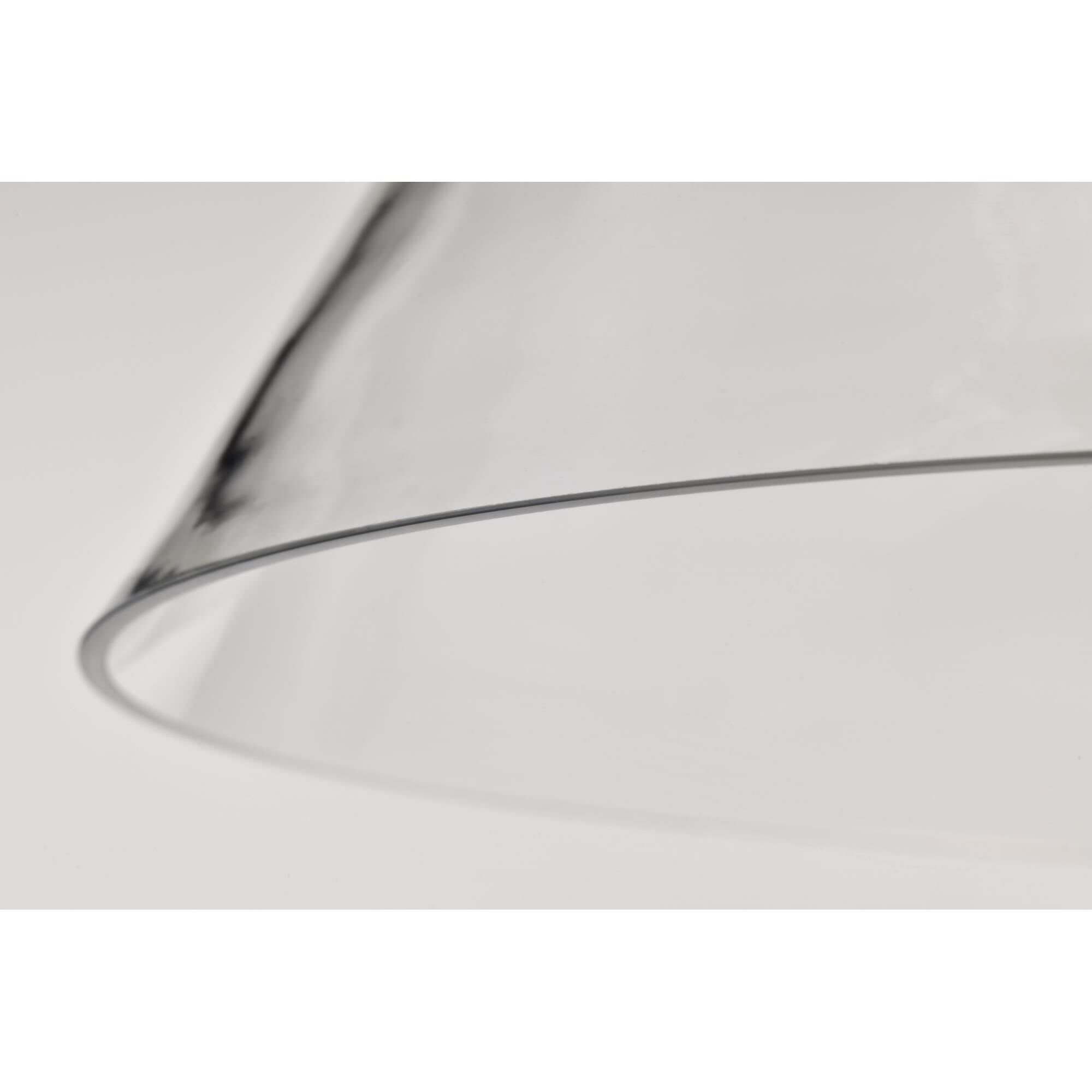 Shown in Polished Nickel finish and Clear glass