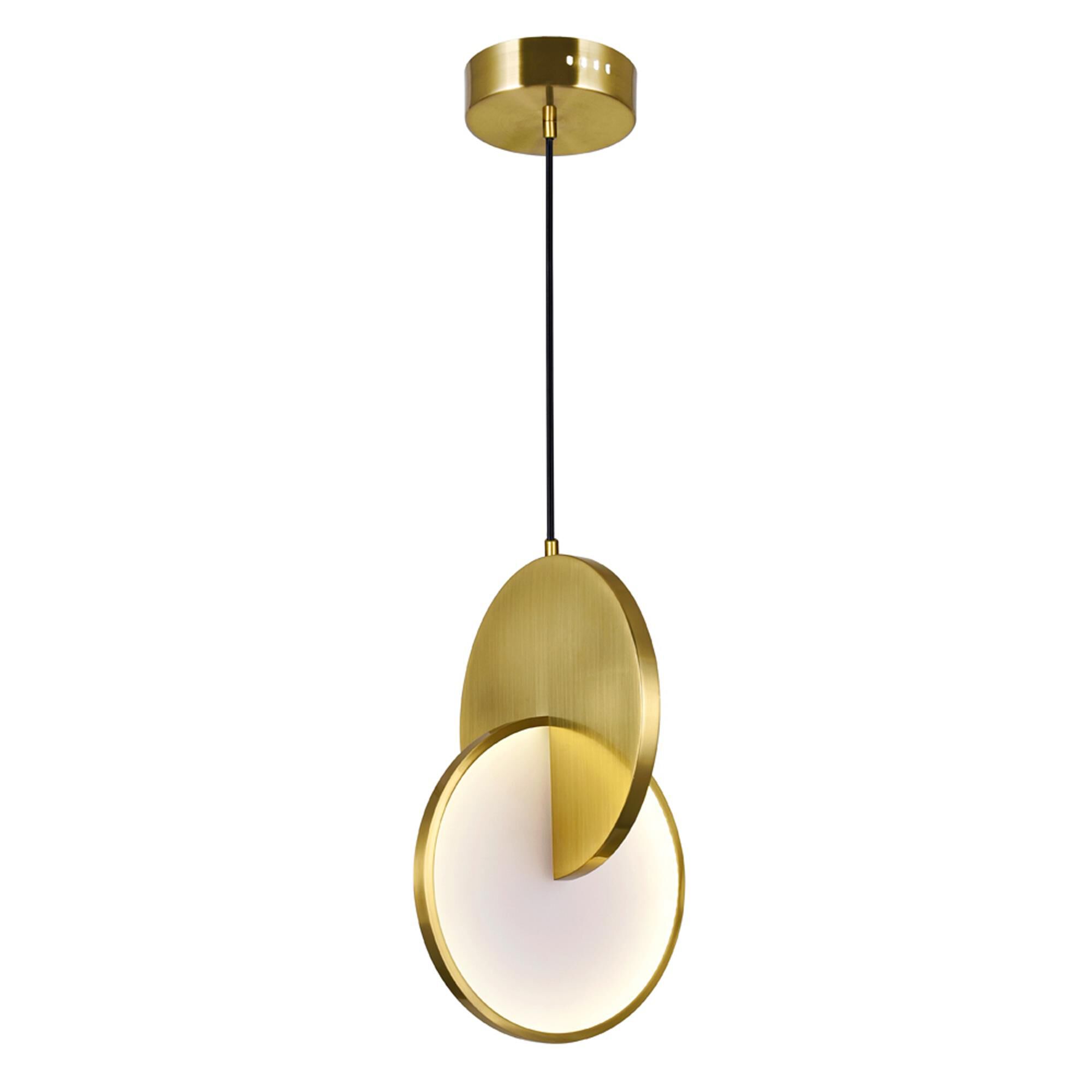 Shown in Brushed Brass finish