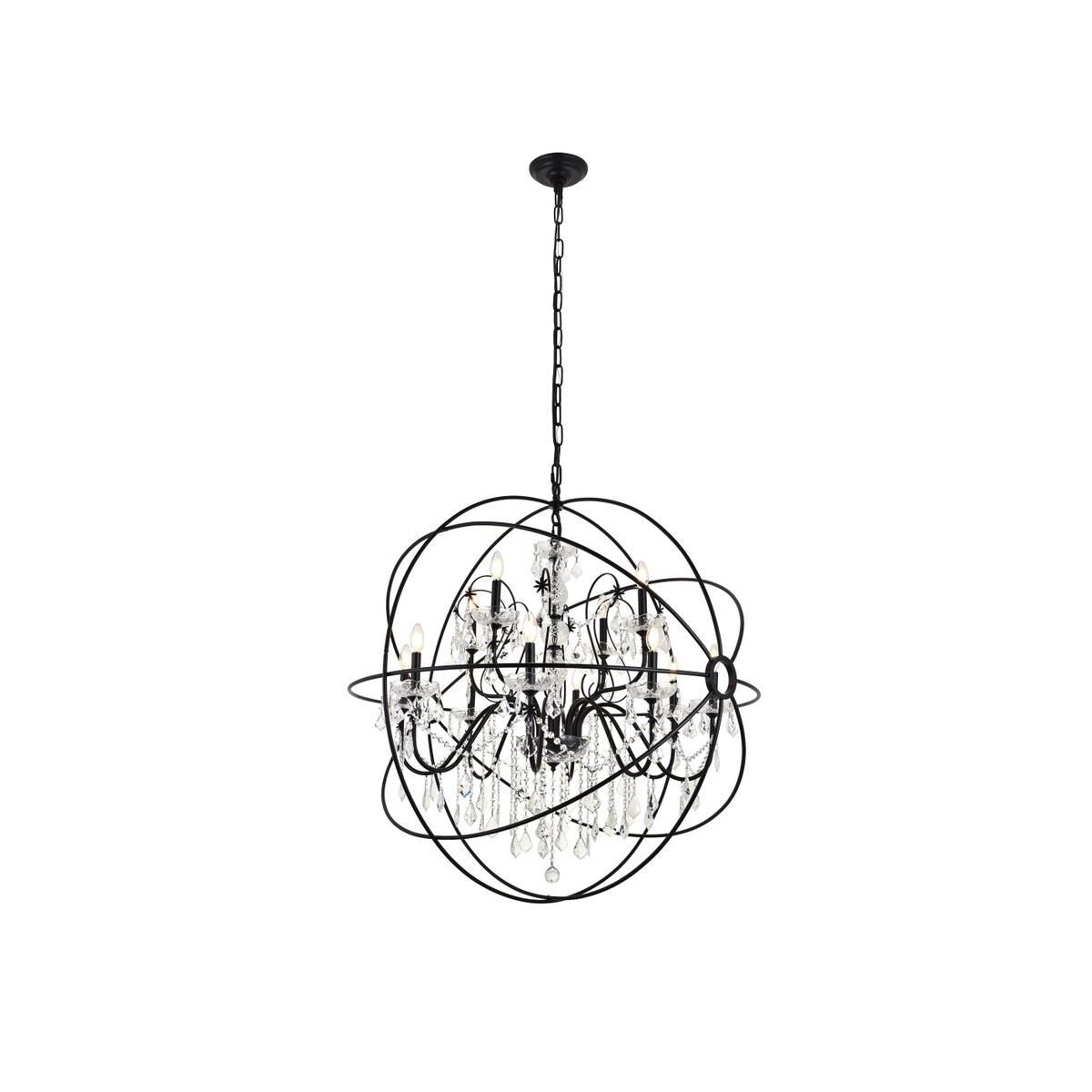 Cordelia 43 Inch 12 Light Chandelier by Elegant Lighting