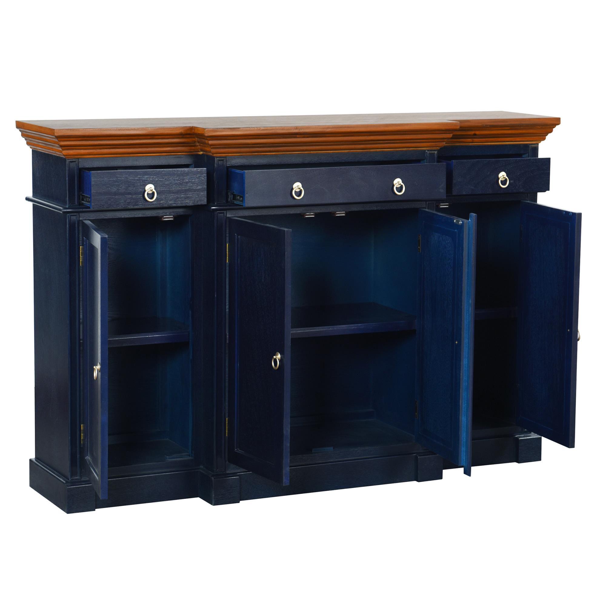 Shown in Blue finish