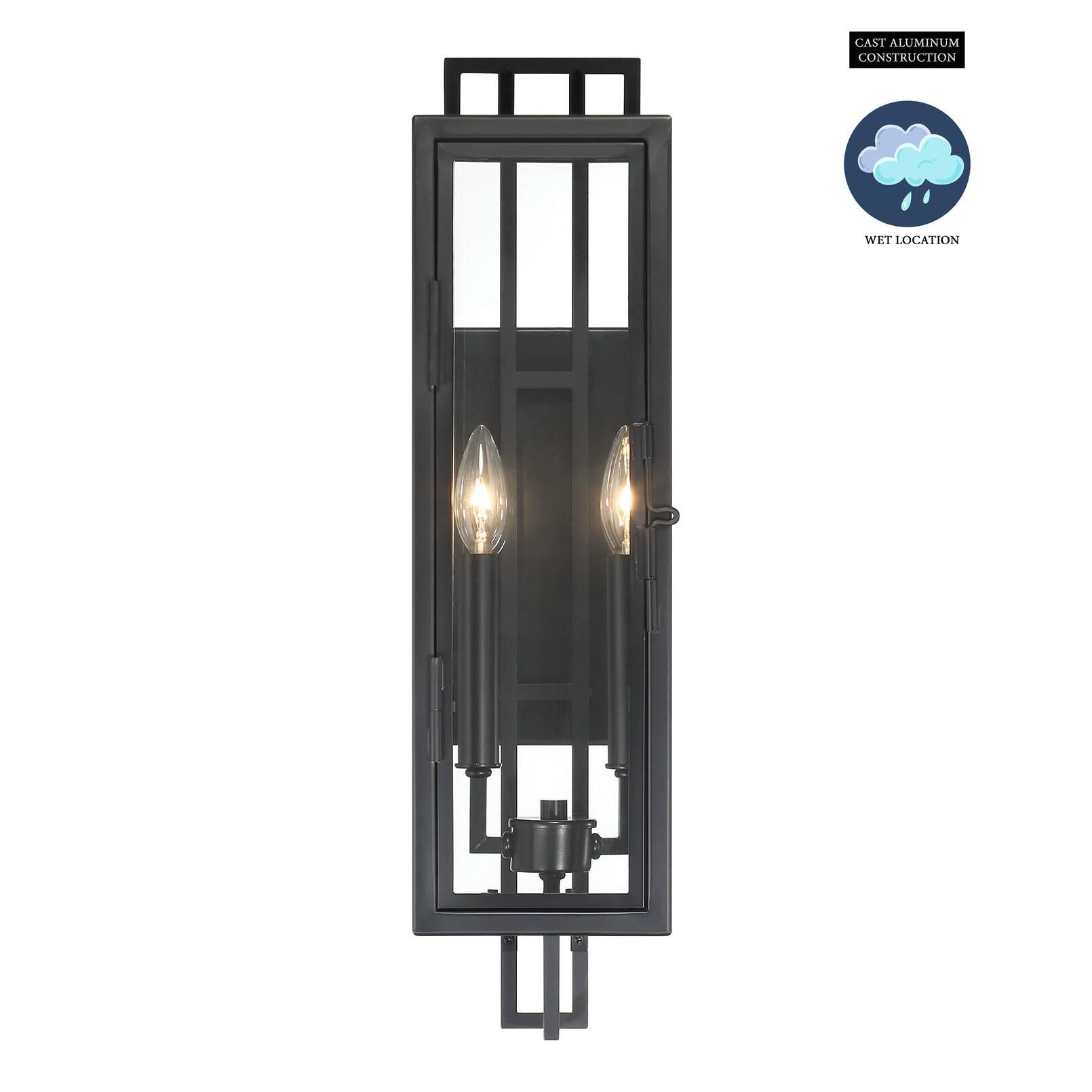 Knoll Road 23 Inch Tall 2 Light Outdoor Wall Light by Minka Lavery