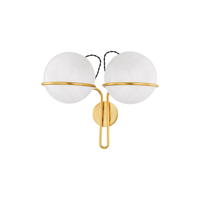 Hingham Large 2 Light Wall Sconce by Hudson Valley Lighting