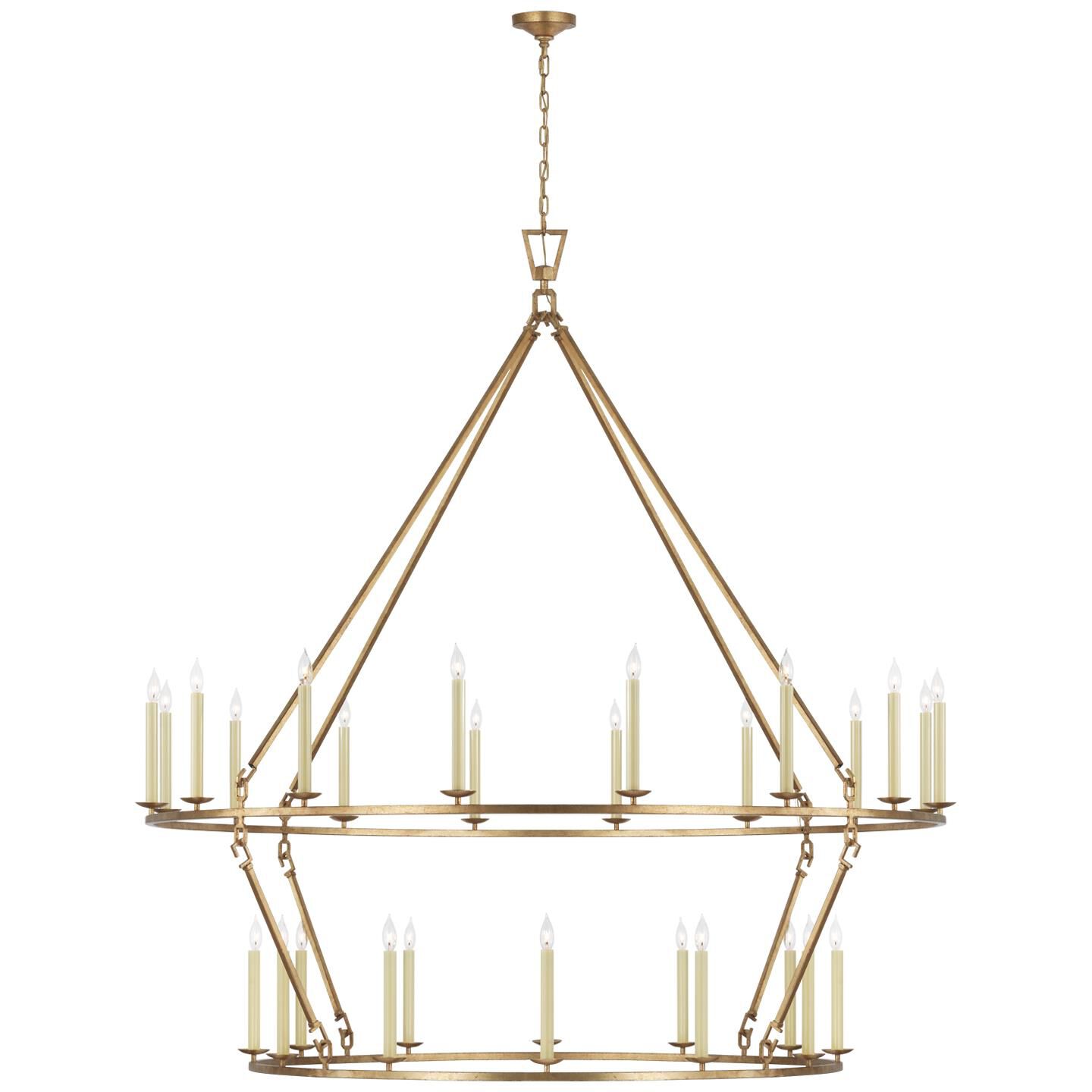 Chapman and Myers Darlana 73 Inch 28 Light LED Chandelier by Visual Comfort Signature Collection