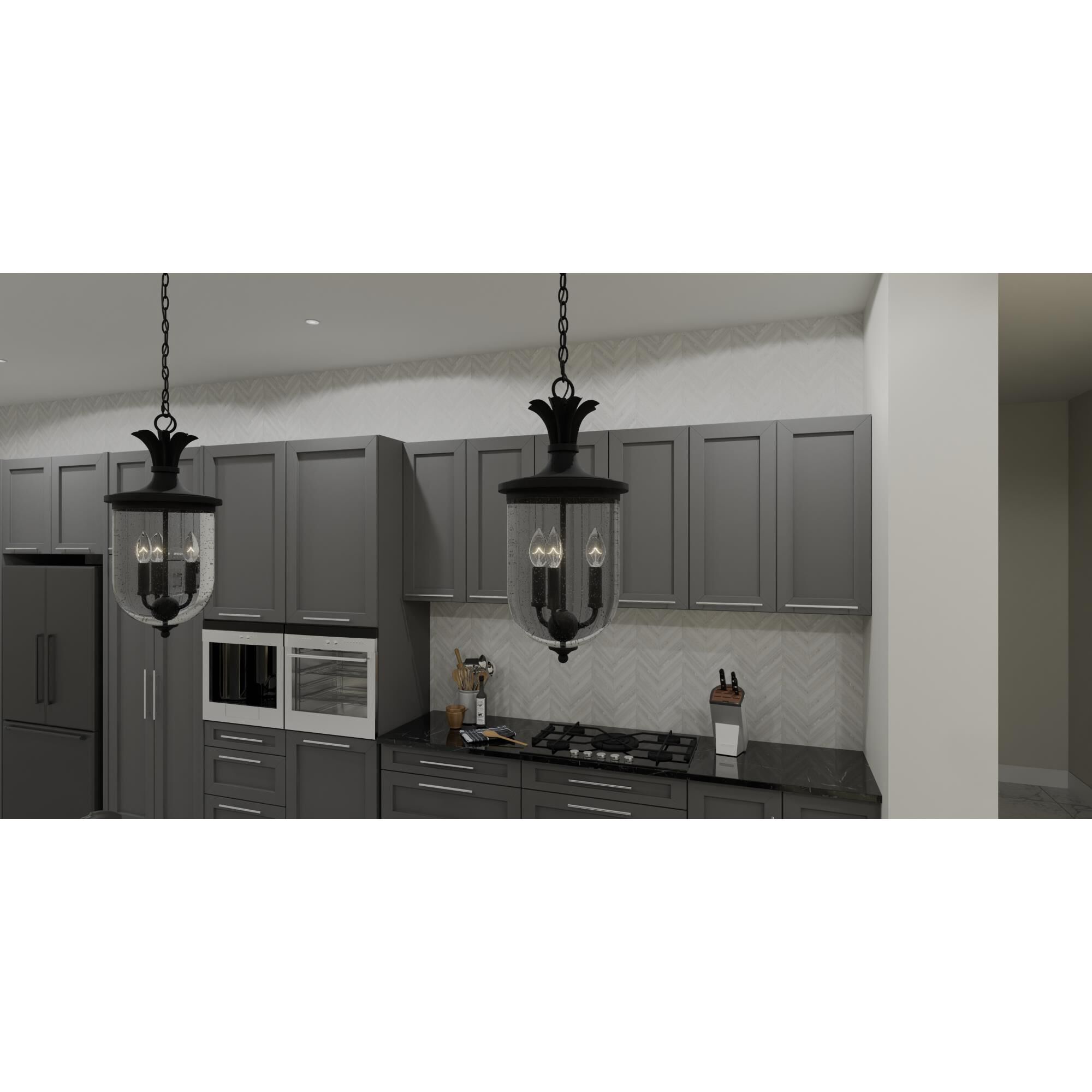 Havana 10 Inch 3 Light Mini Pendant by Quoizel