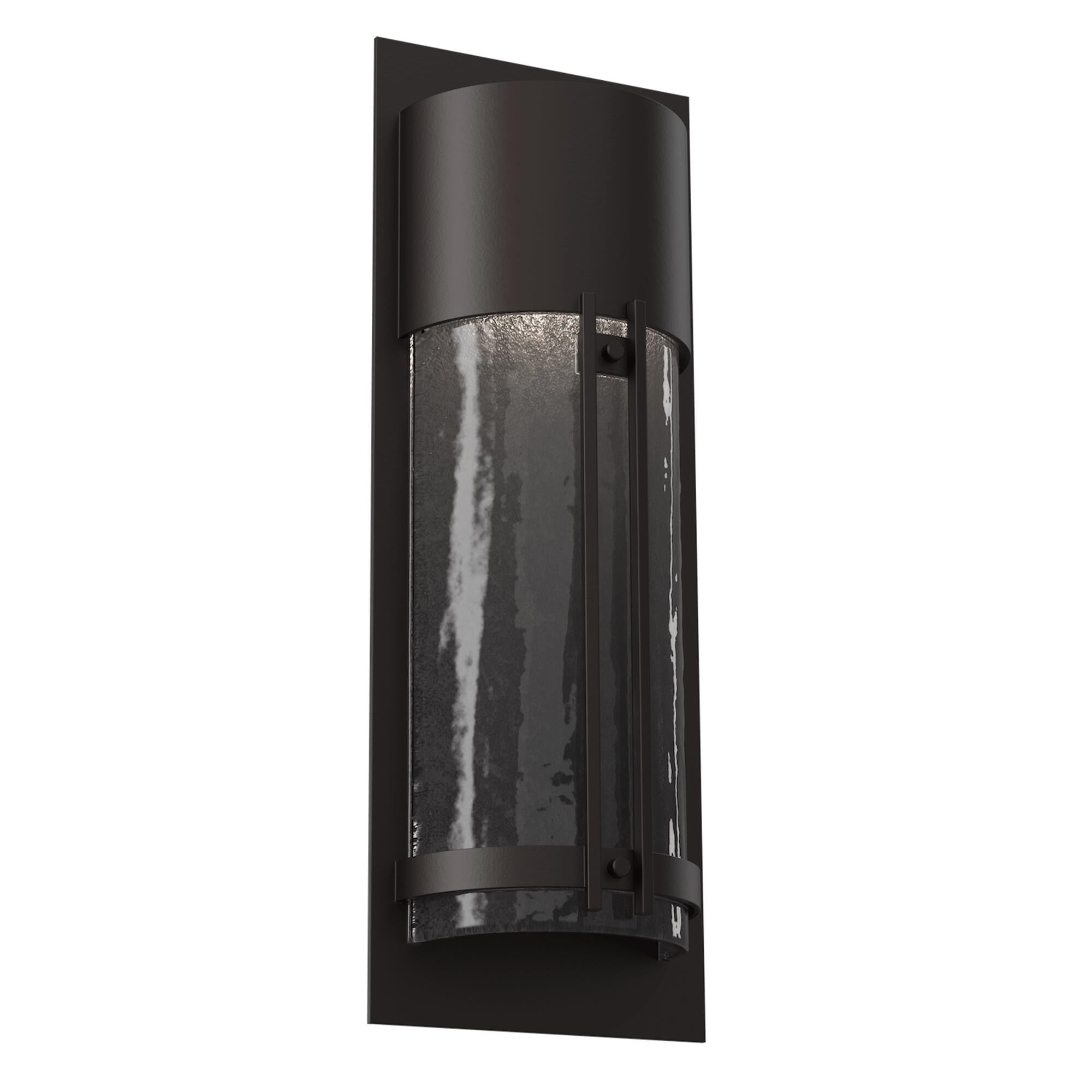 Shown in Statuary Bronze finish and Smoke Granite glass