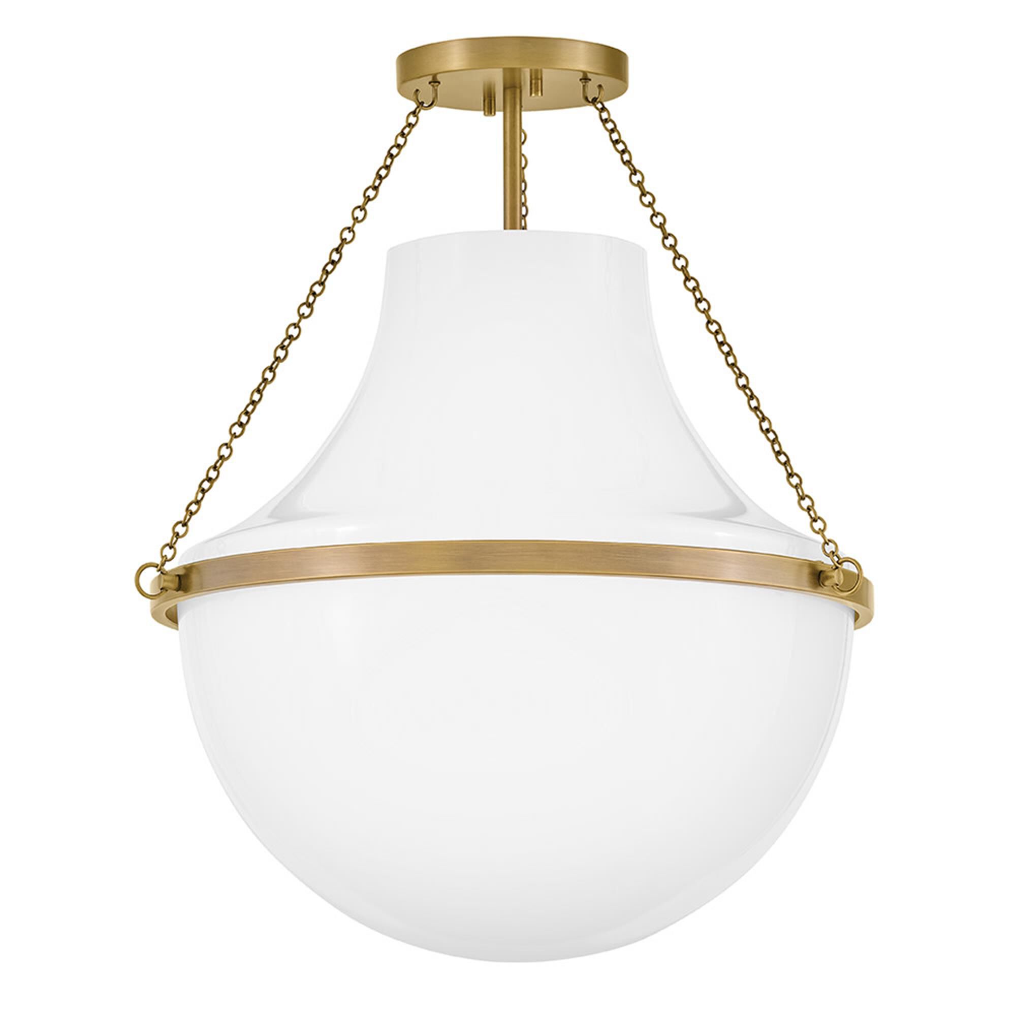 Collins 20 Inch Semi Flush Mount,