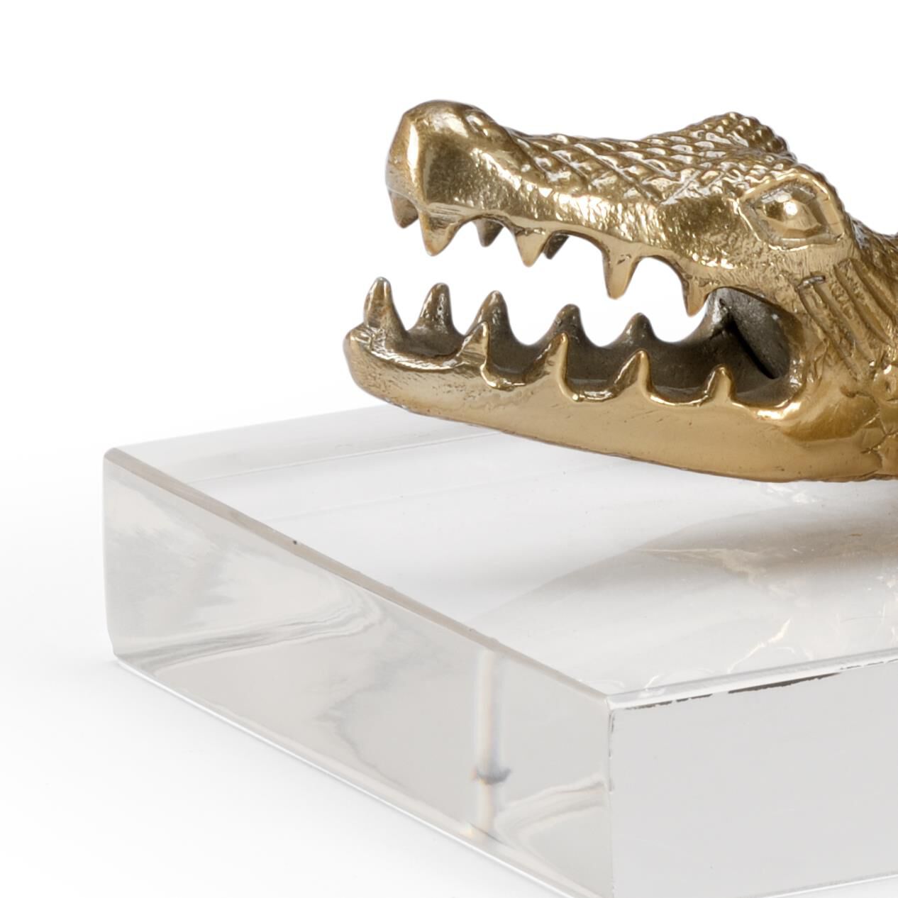 CROC OF BRASS Figurine by Wildwood