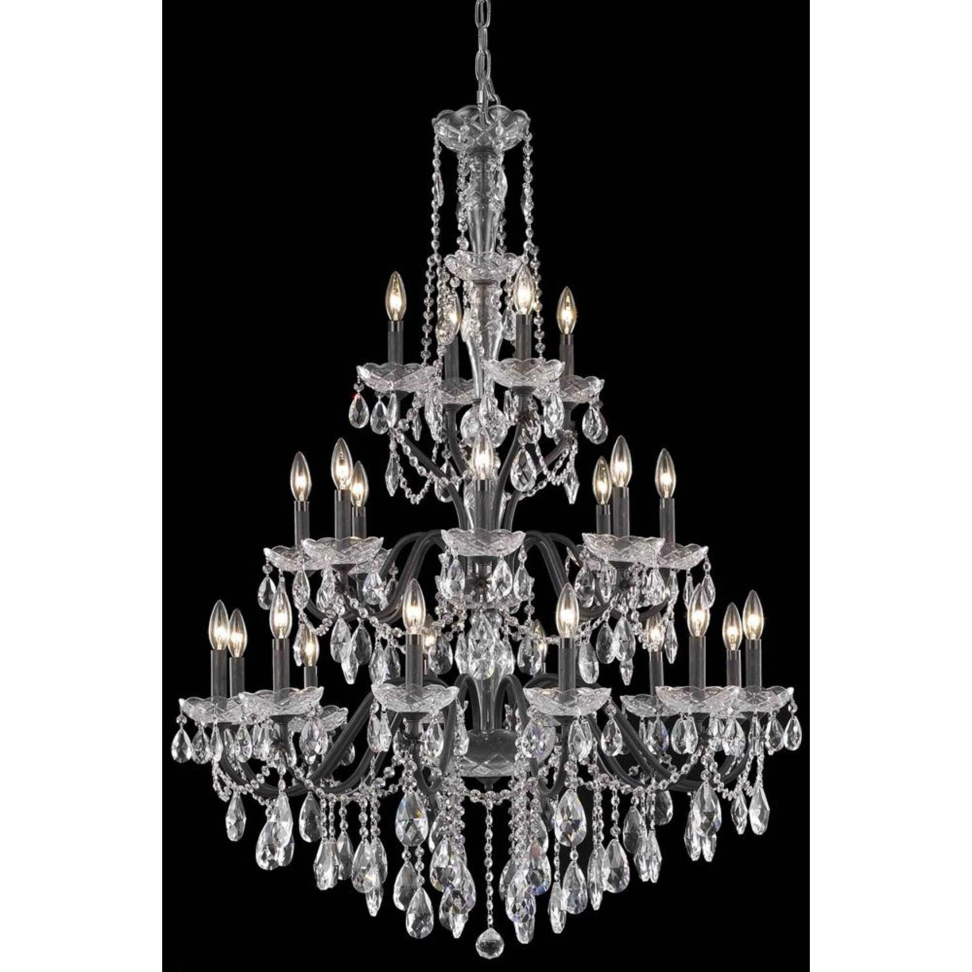 St. Francis 36 Inch 24 Light Chandelier by Elegant Lighting