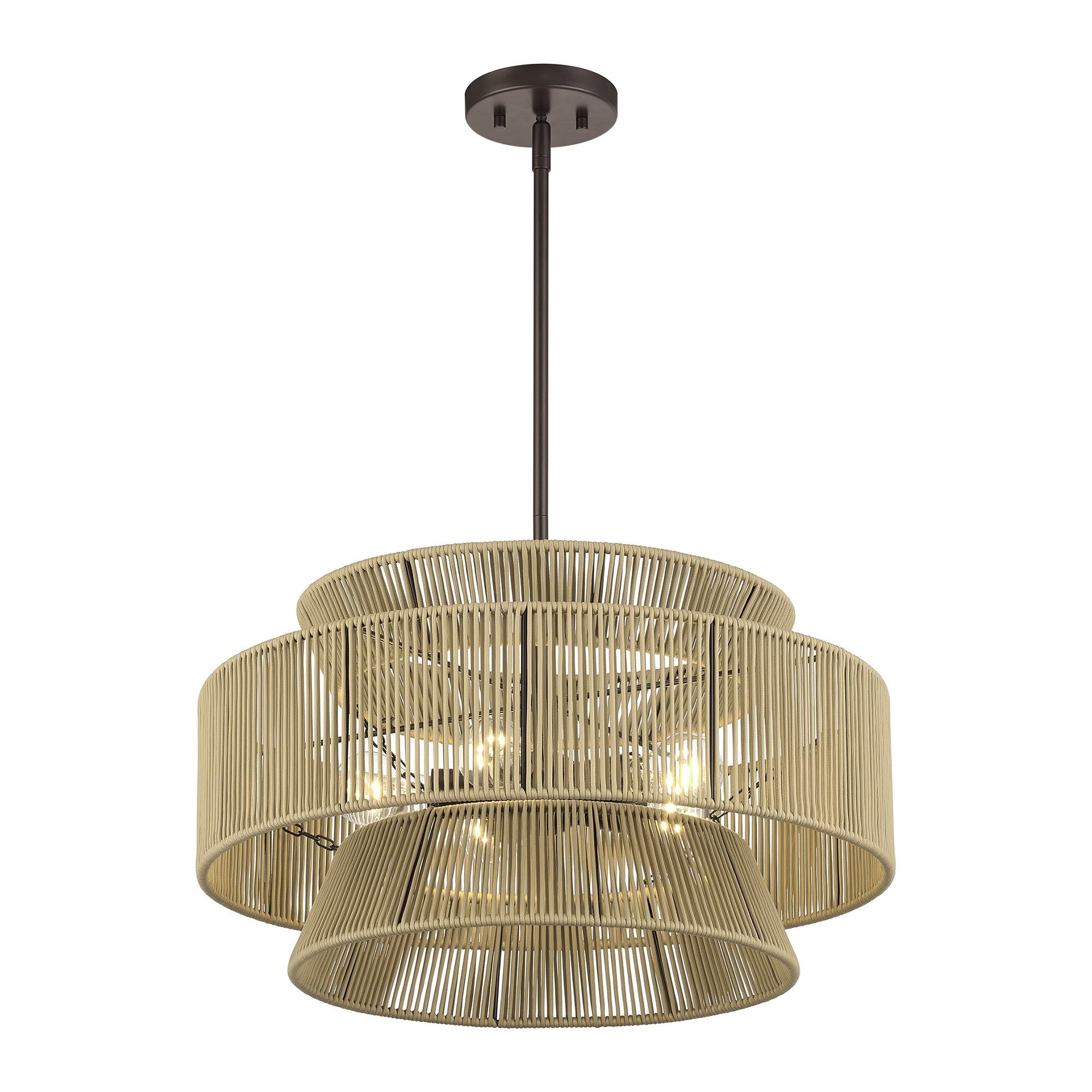 Florell 22 Inch Large Pendant by Livex Lighting