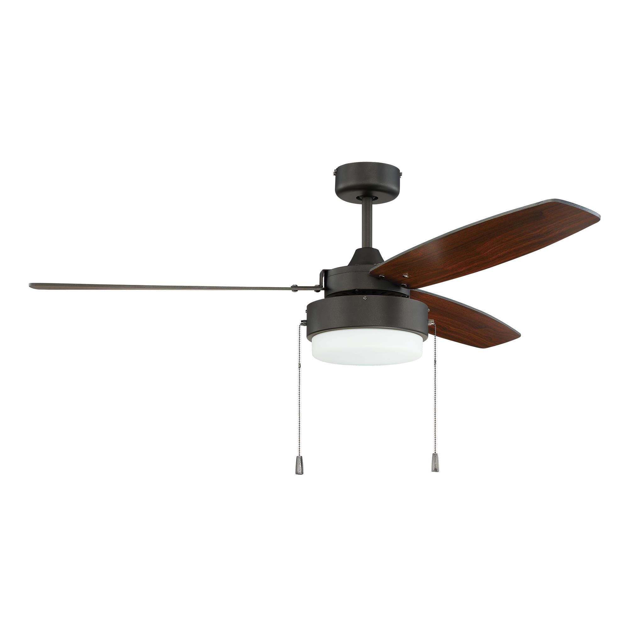 Shown in Espresso finish and White Opal glass