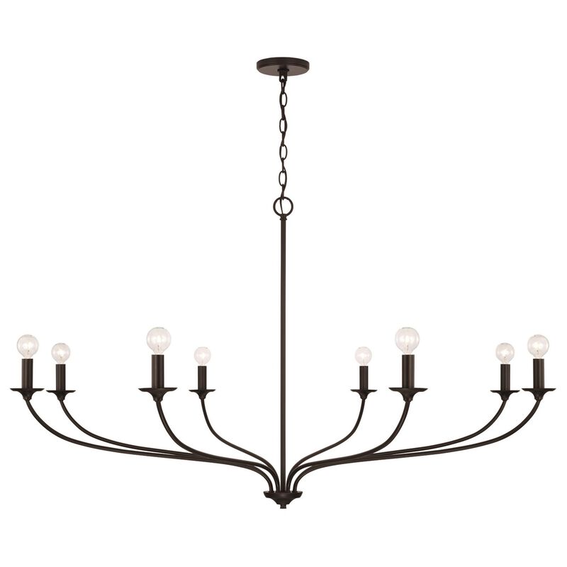 Dolan 52 Inch 8 Light Chandelier by Capital Lighting Fixture Company