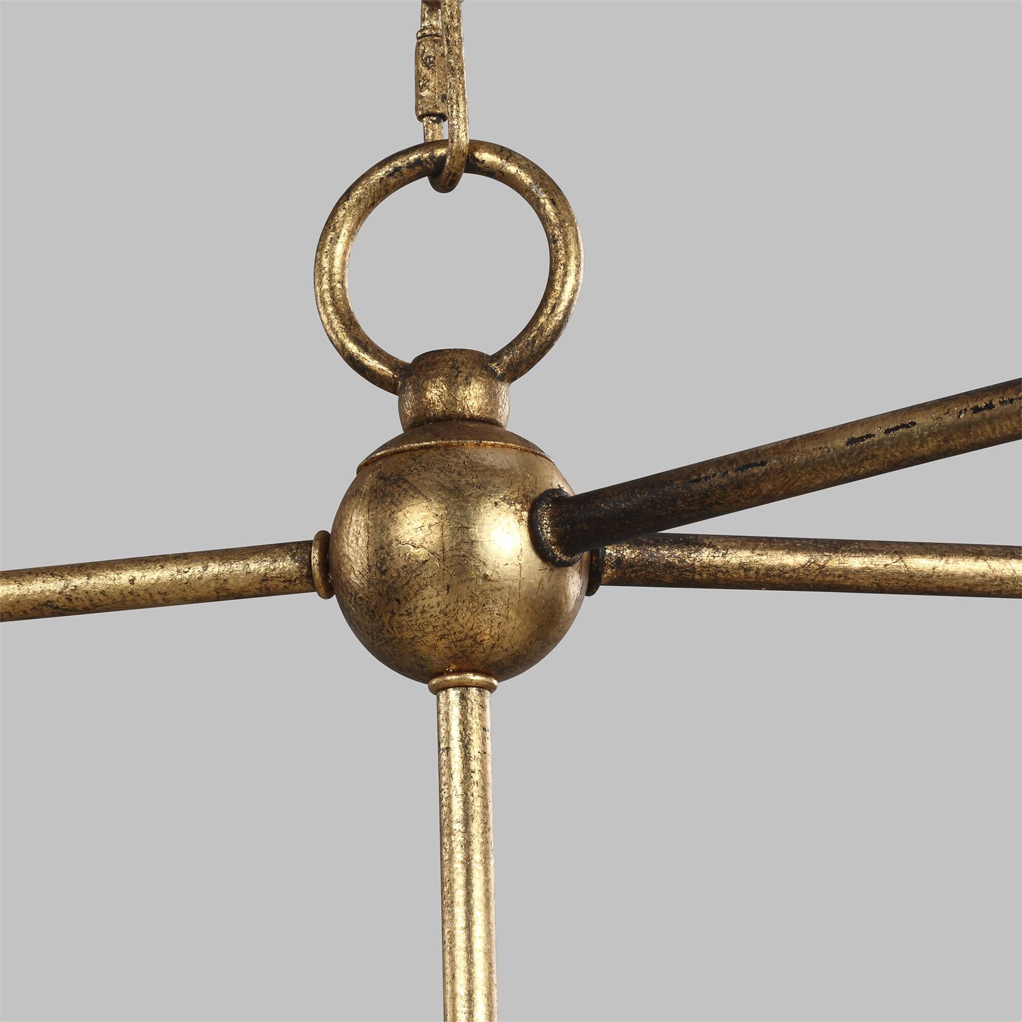 Chapman & Myers Stonington Medium Linear Chandelier,
