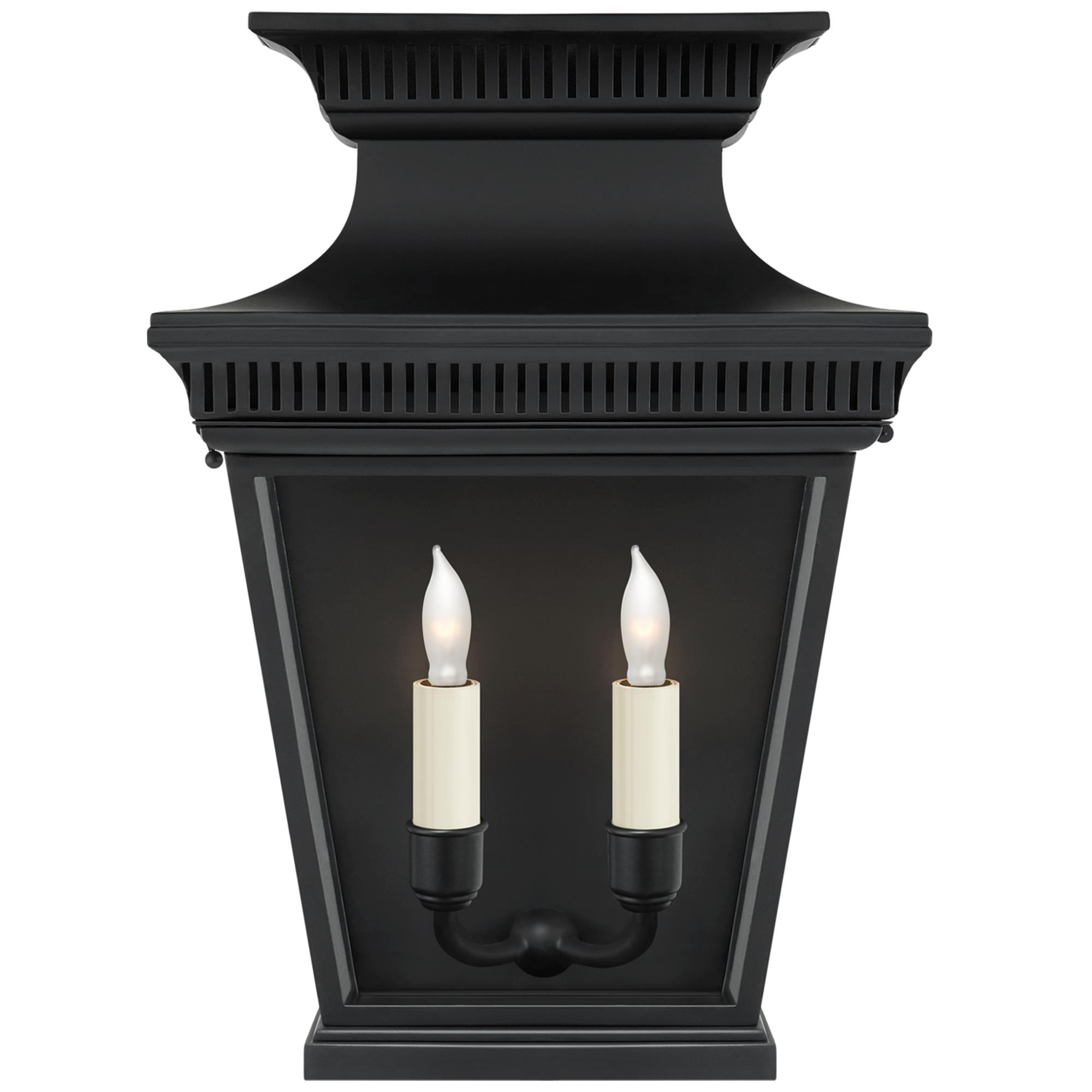 Shown in Matte Black finish and Clear glass