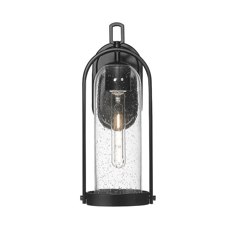 Shown in Powder Coated Black finish and Clear glass