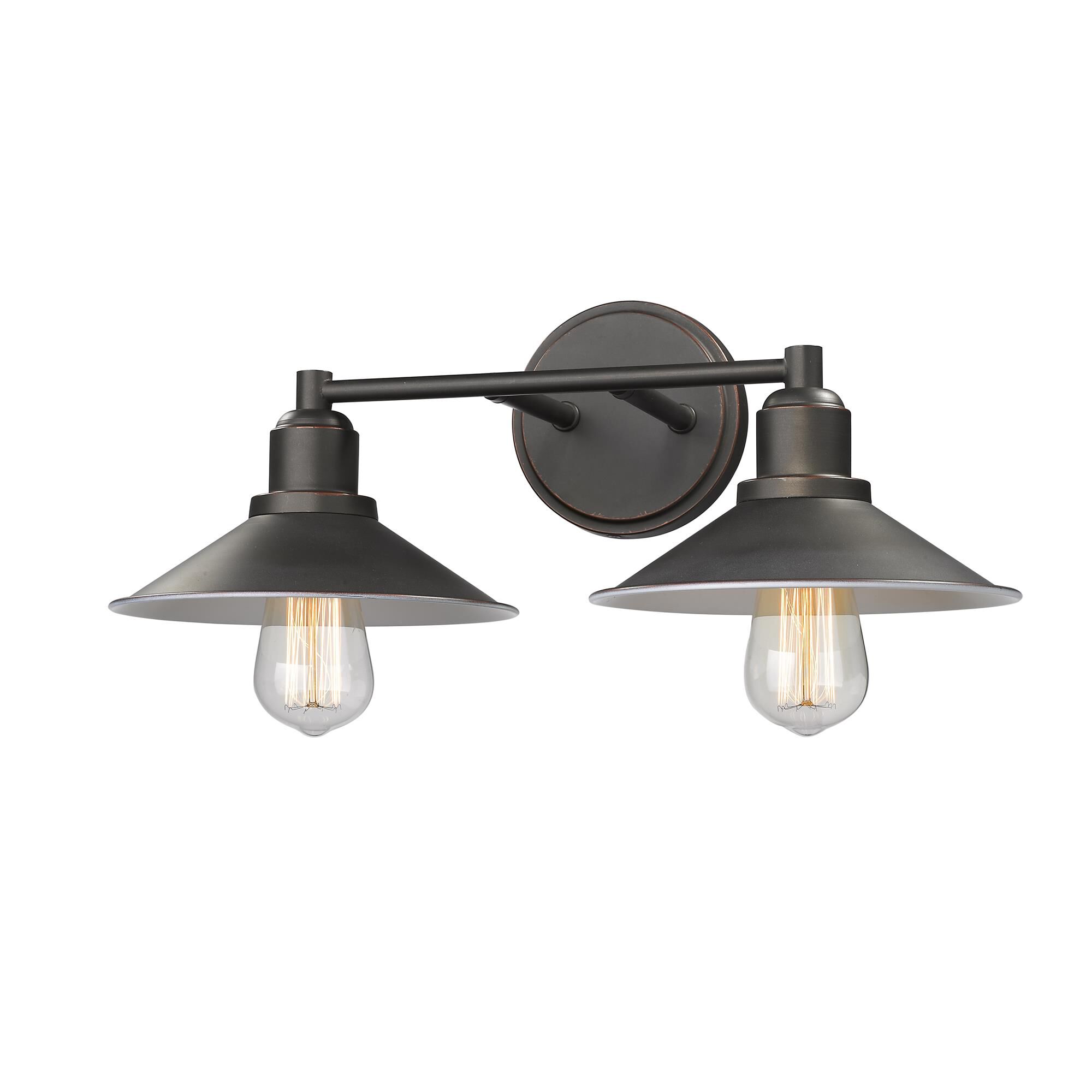 Shown in Olde Bronze finish and Steel glass and Steel shade