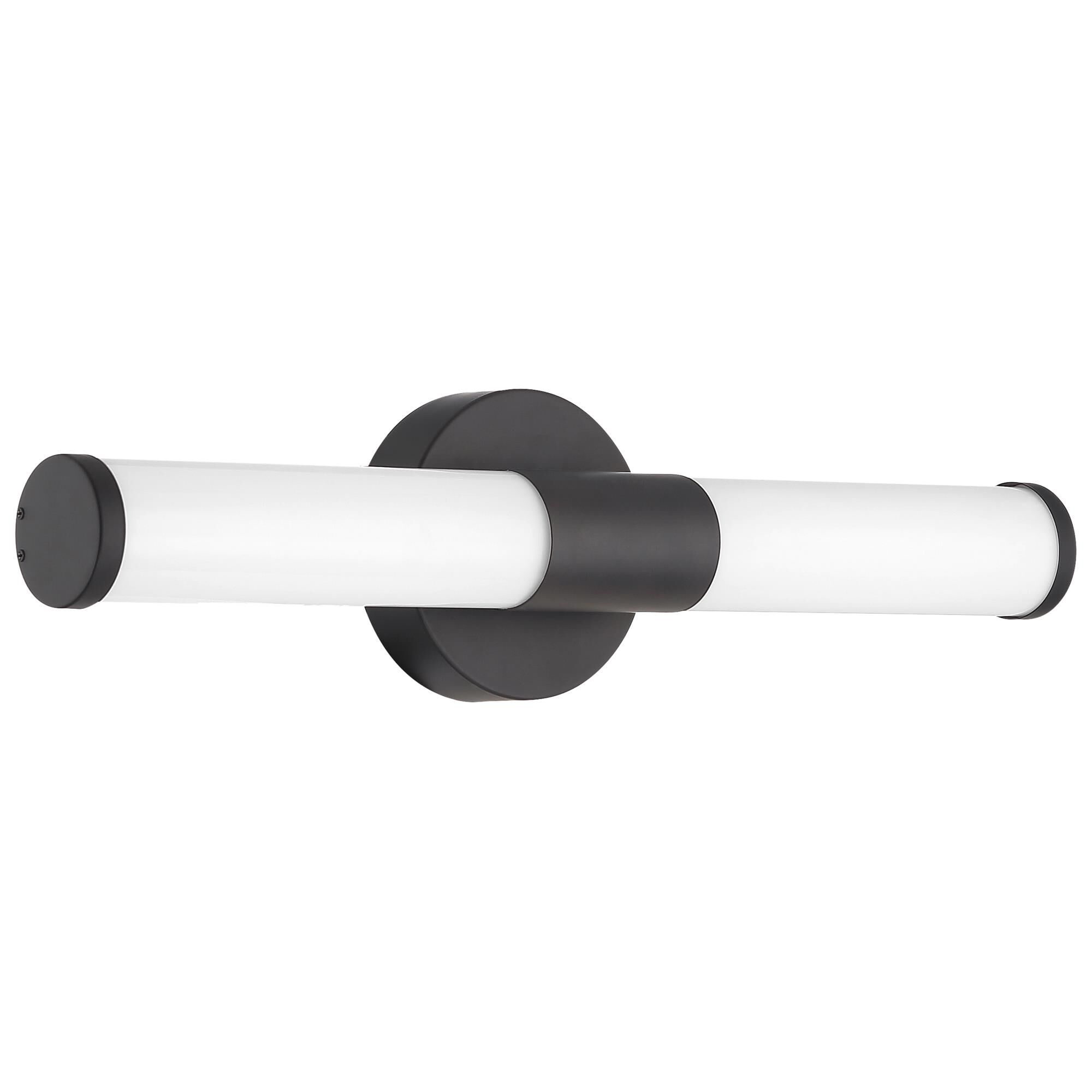 Shown in Matte Black finish and White Acrylic glass