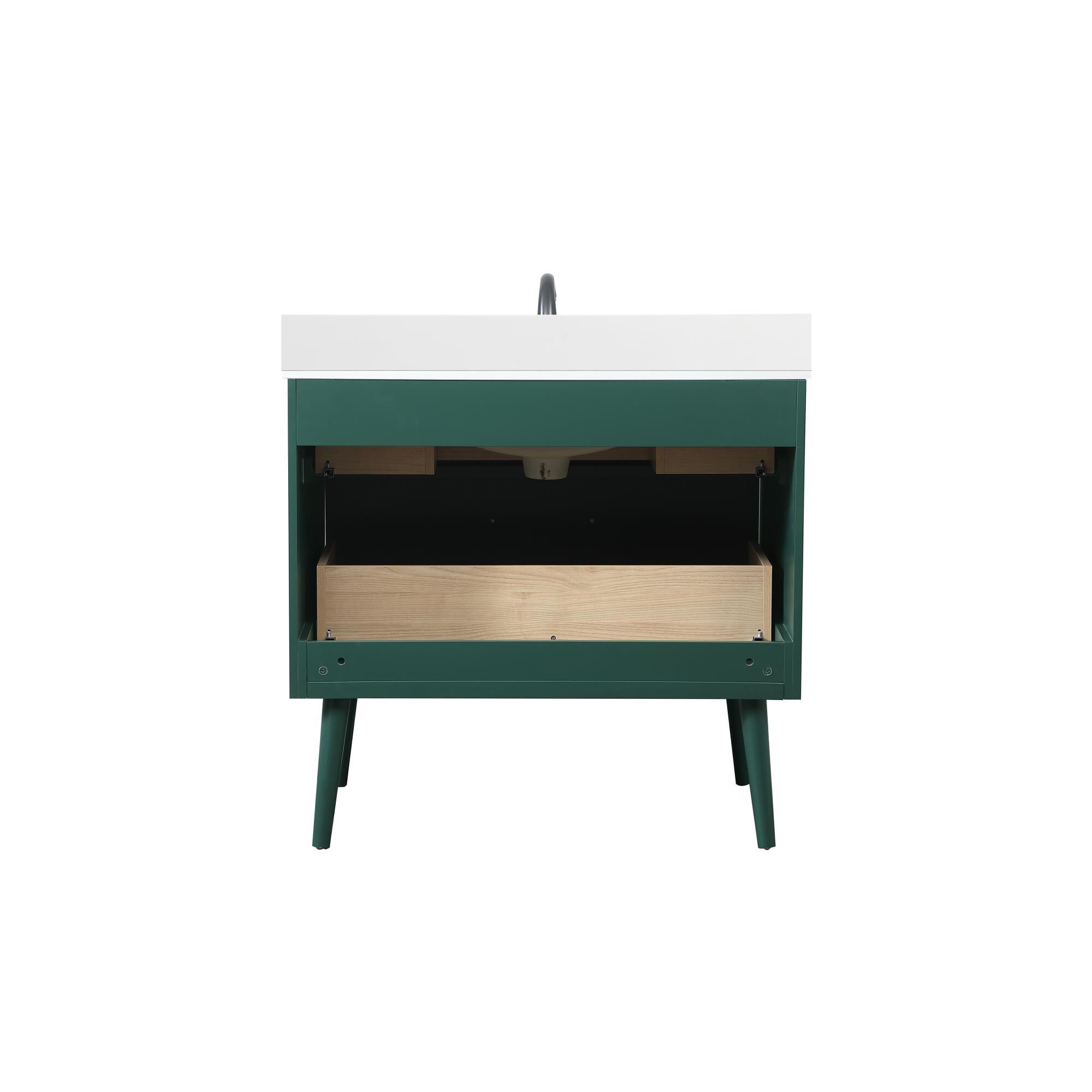 Shown in Green finish