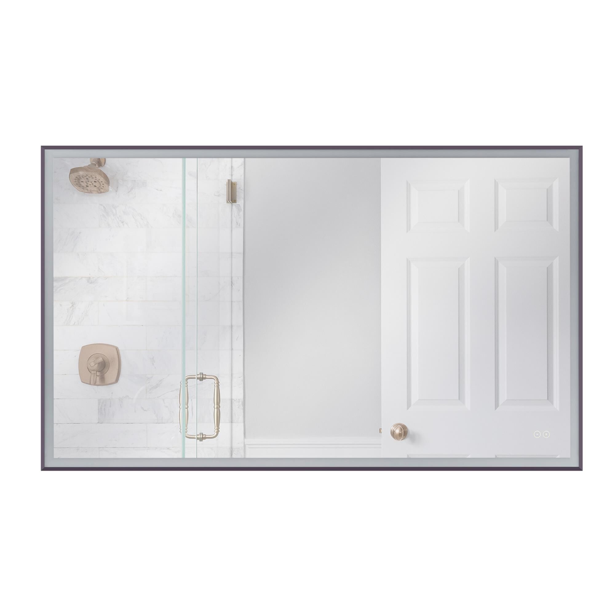 Framed,LED 60 Inch LED Lighted Mirror,