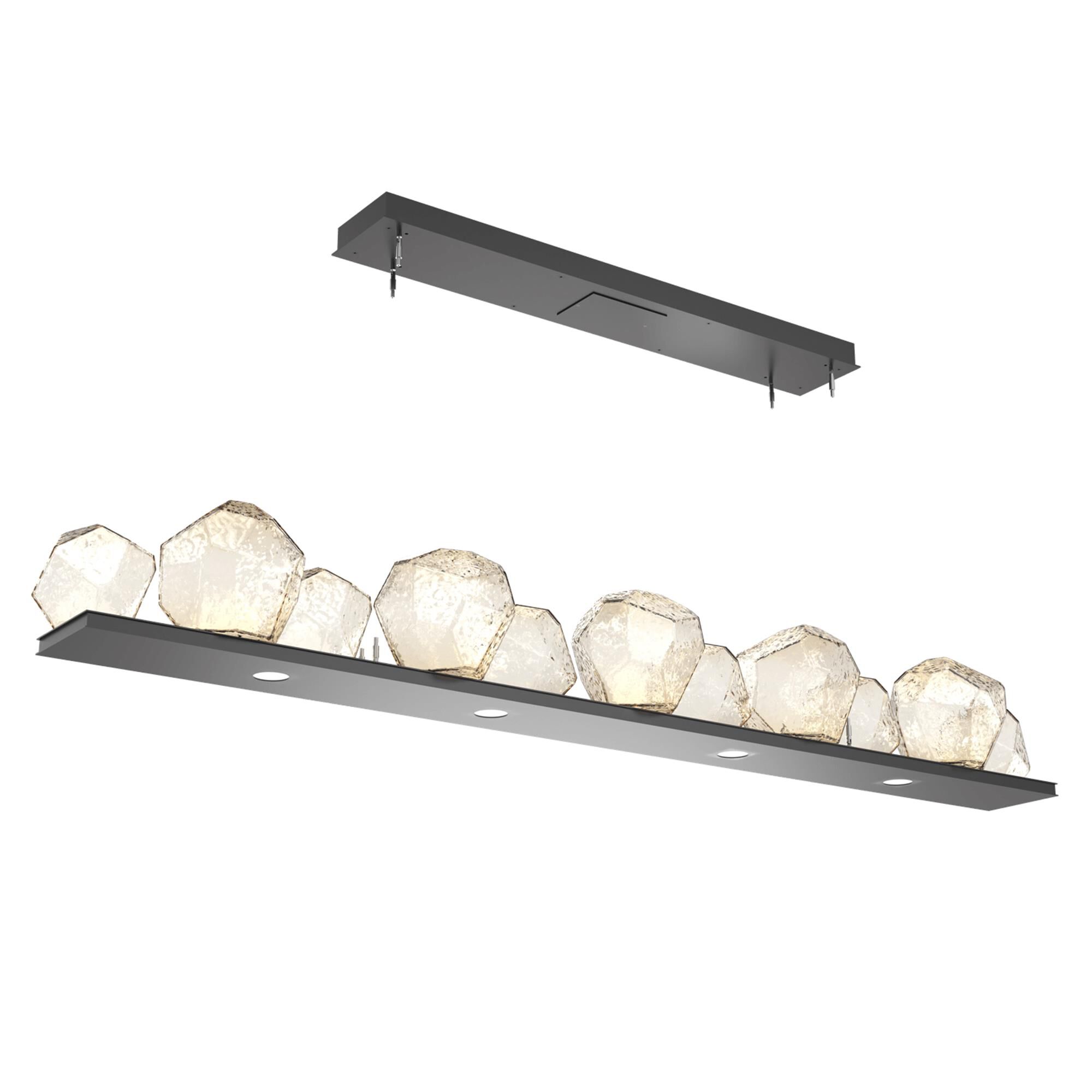 Shown in Matte Black finish and Amber glass