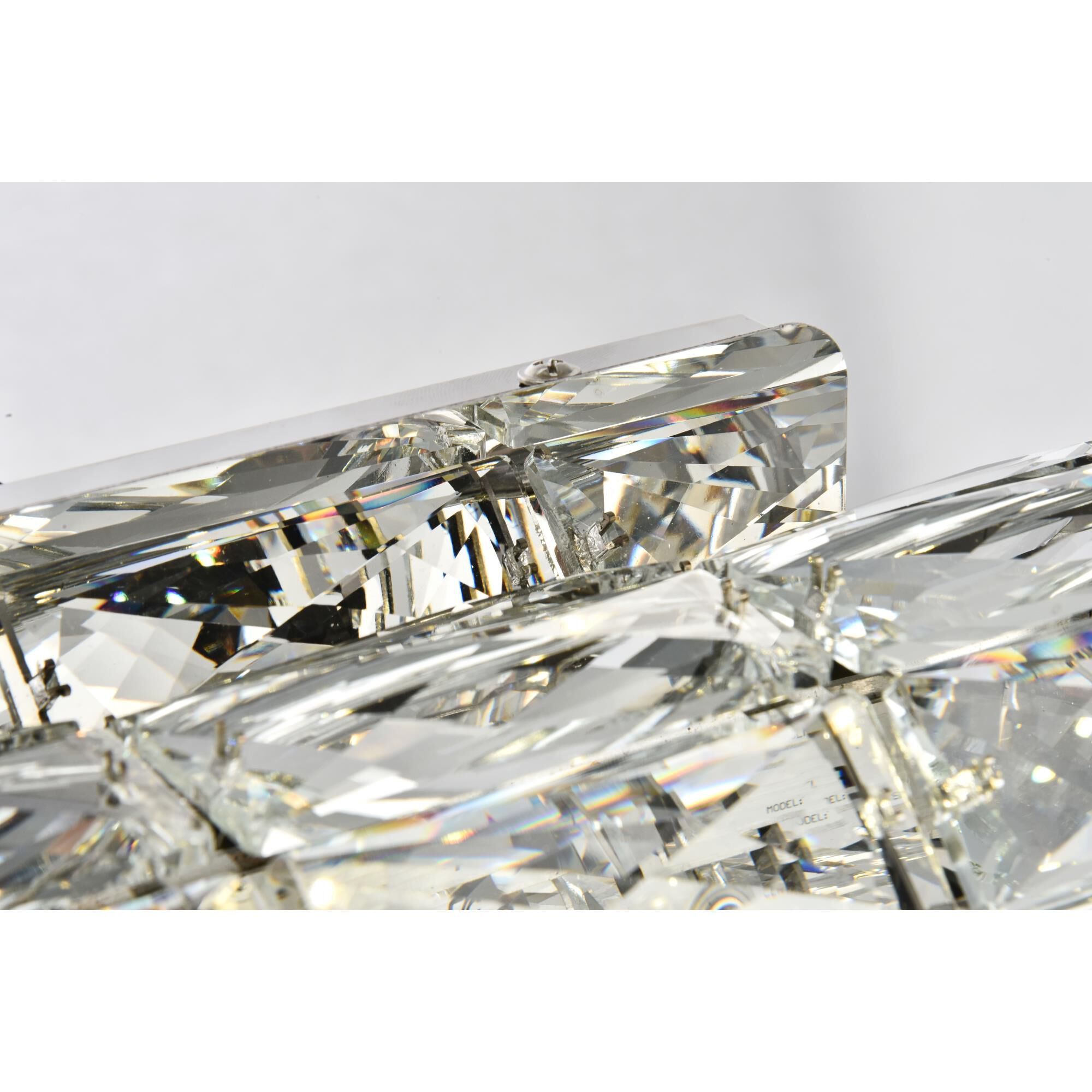 Shown in Chrome finish and Clear Royal Cut crystal