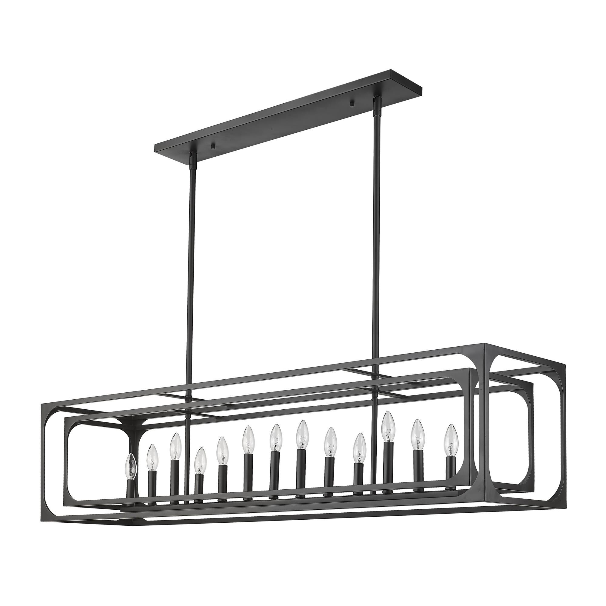 Shown in Matte Black finish and Steel shade