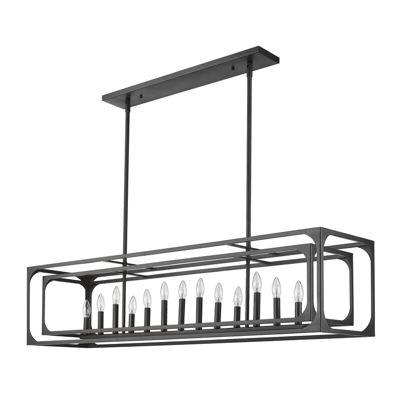Easton 54 Inch 13 Light Linear Suspension Light by Z-Lite